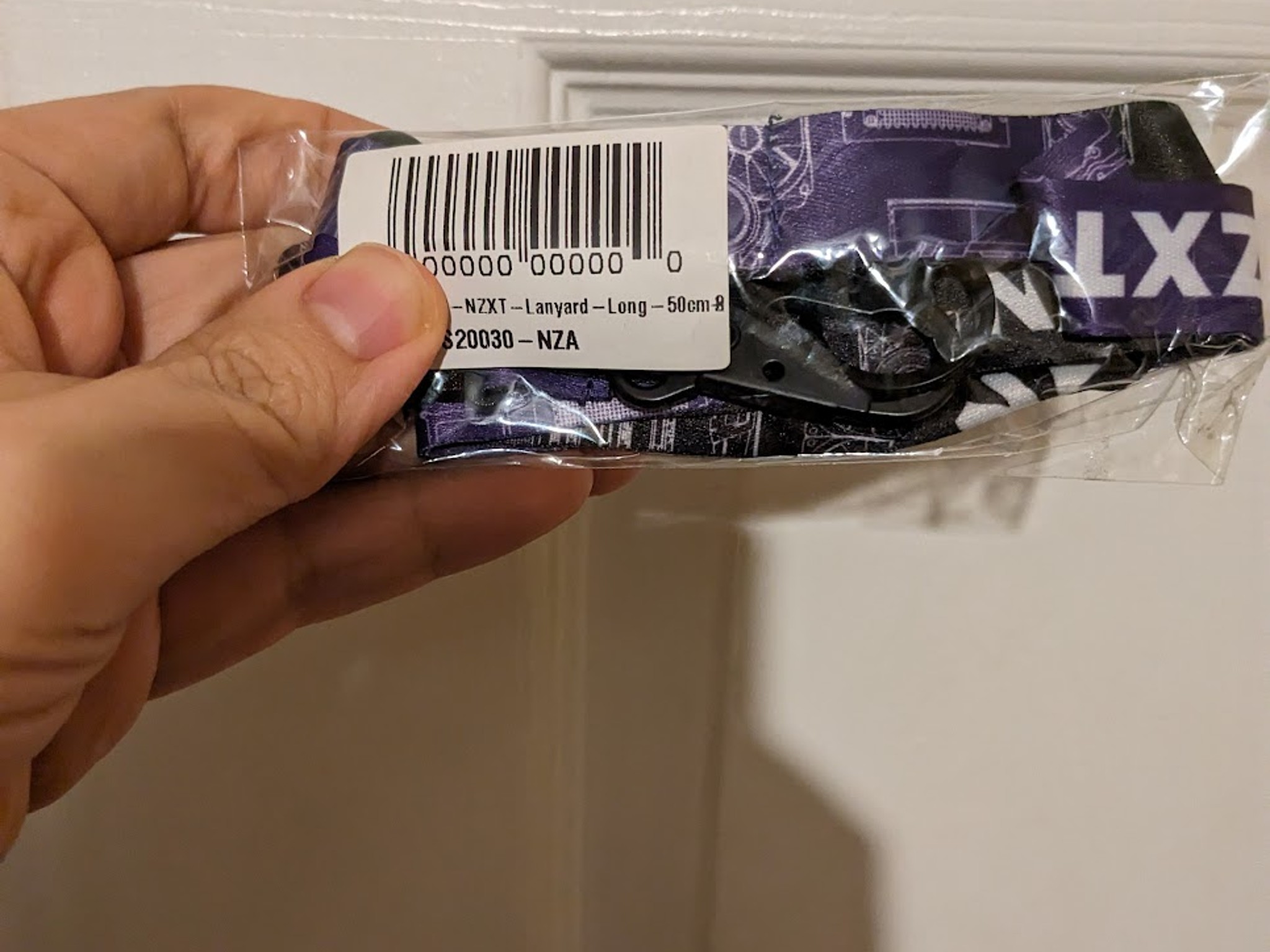 New Sealed NZXT Purple Lanyard