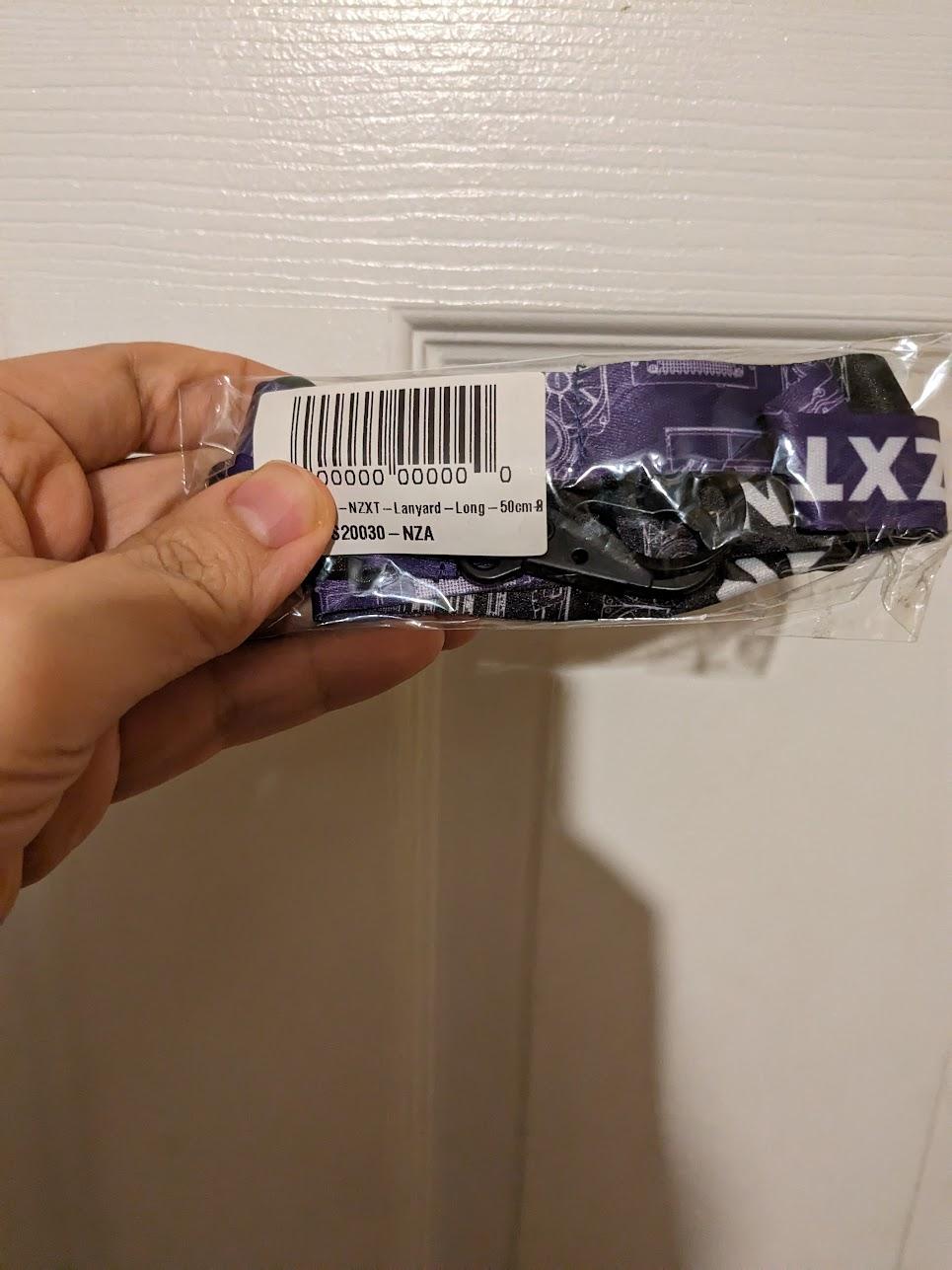 New Sealed NZXT Purple Lanyard