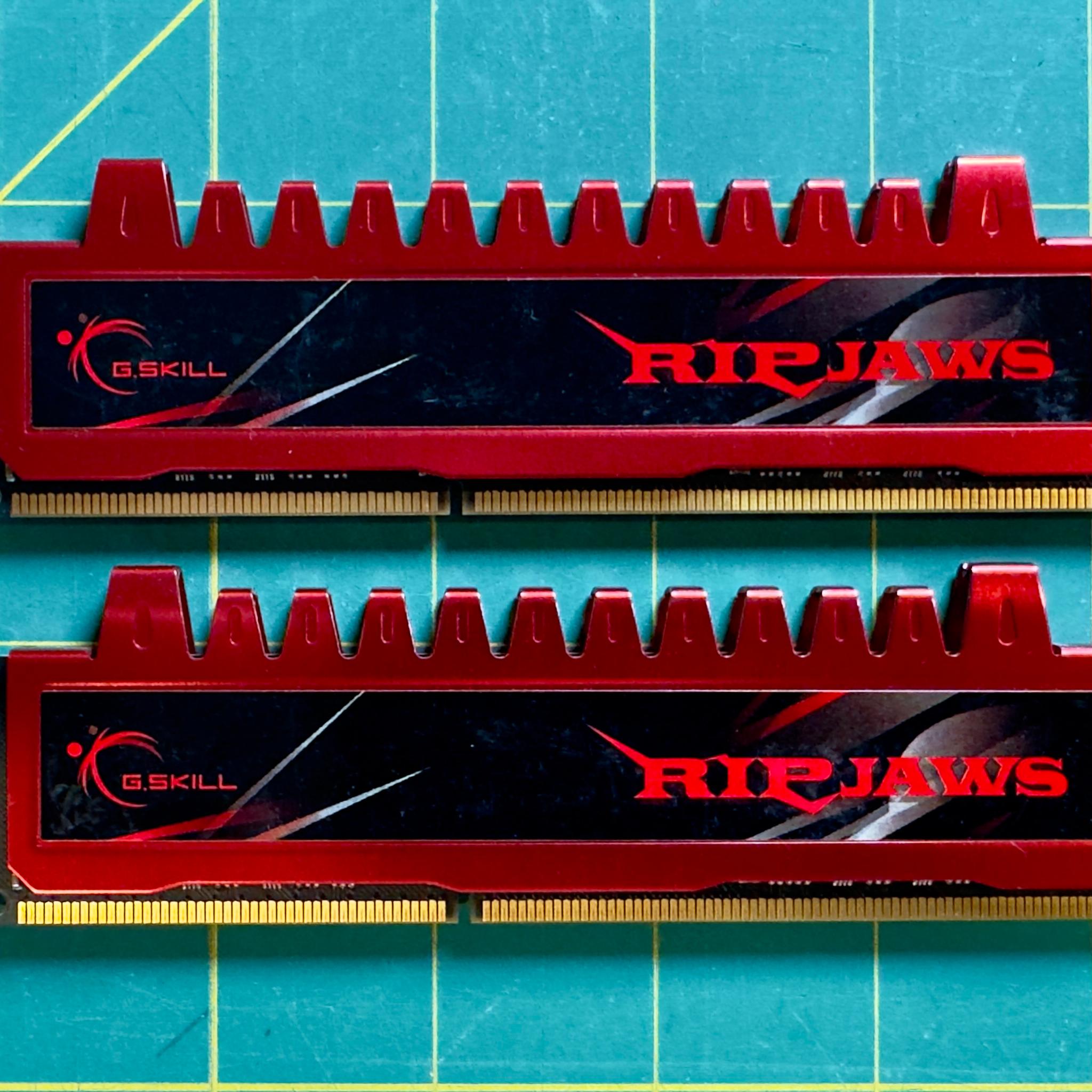 G.Skill Ripjaws X 8GB (2x4GB) DDR3 1333Mhz CL9 RAM Red