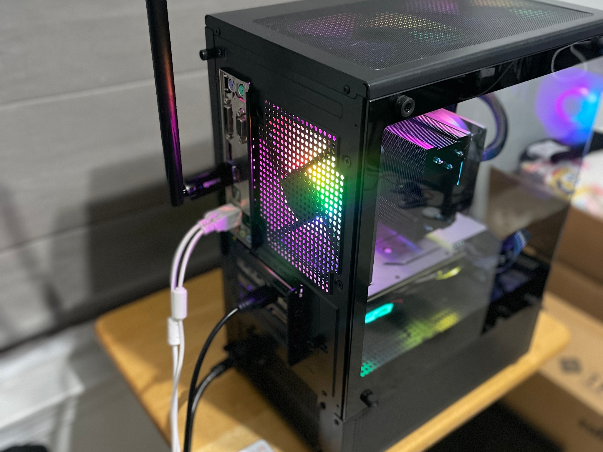 🌑⚡ Night Surge – Ryzen 5 2600X • GTX 1660 Super Gaming PC