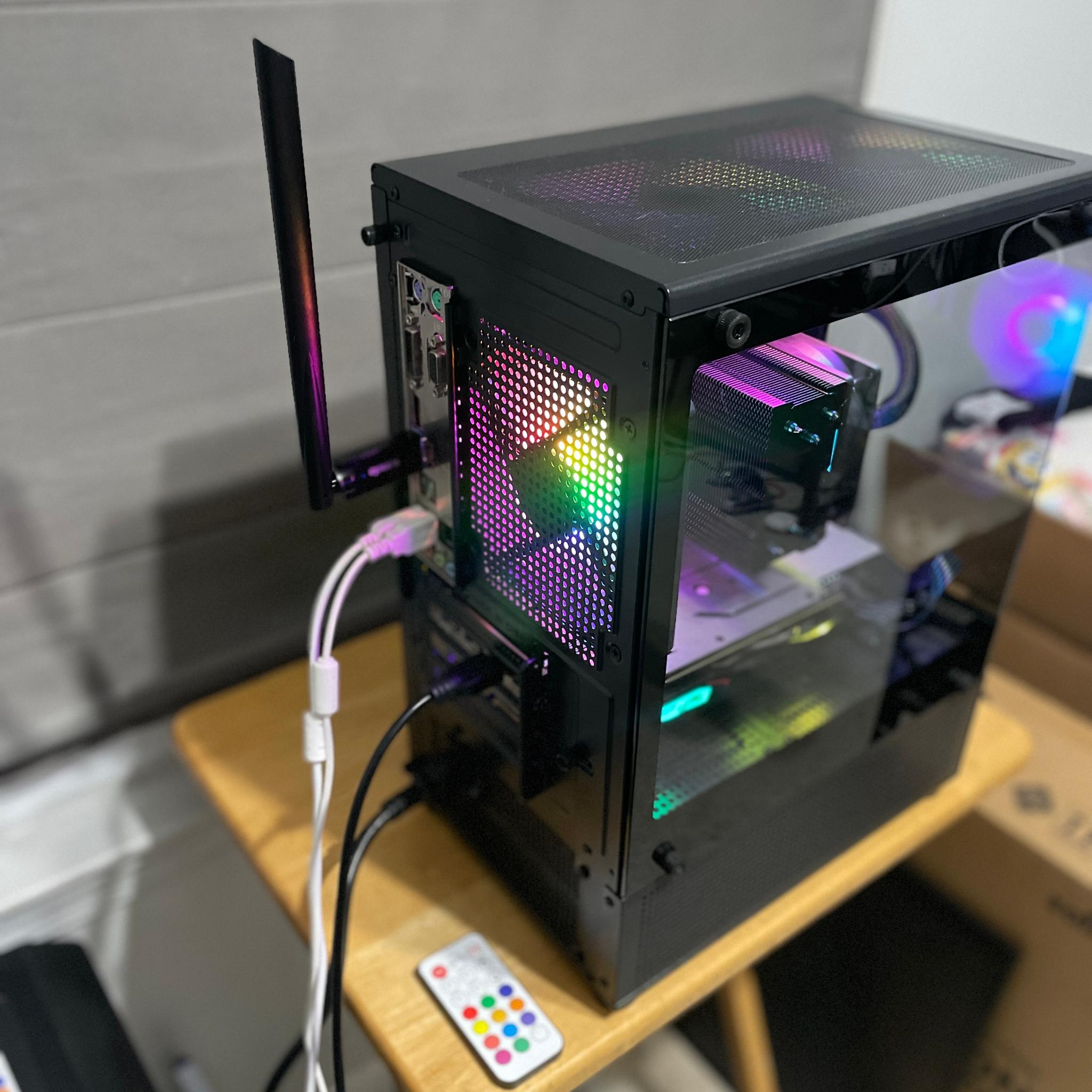 🌑⚡ Night Surge – Ryzen 5 2600X • GTX 1660 Super Gaming PC