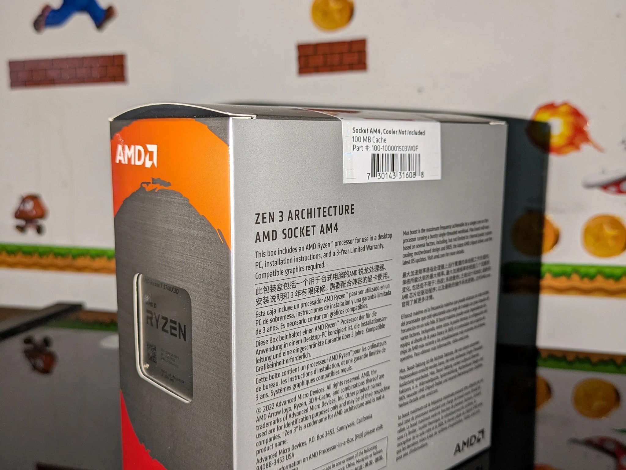 🔥🔥AMD Ryzen 7 5700X3D 8-Core, 16-Thread AM4 3D V-Cache 105W CPU W/warranty🔥🔥