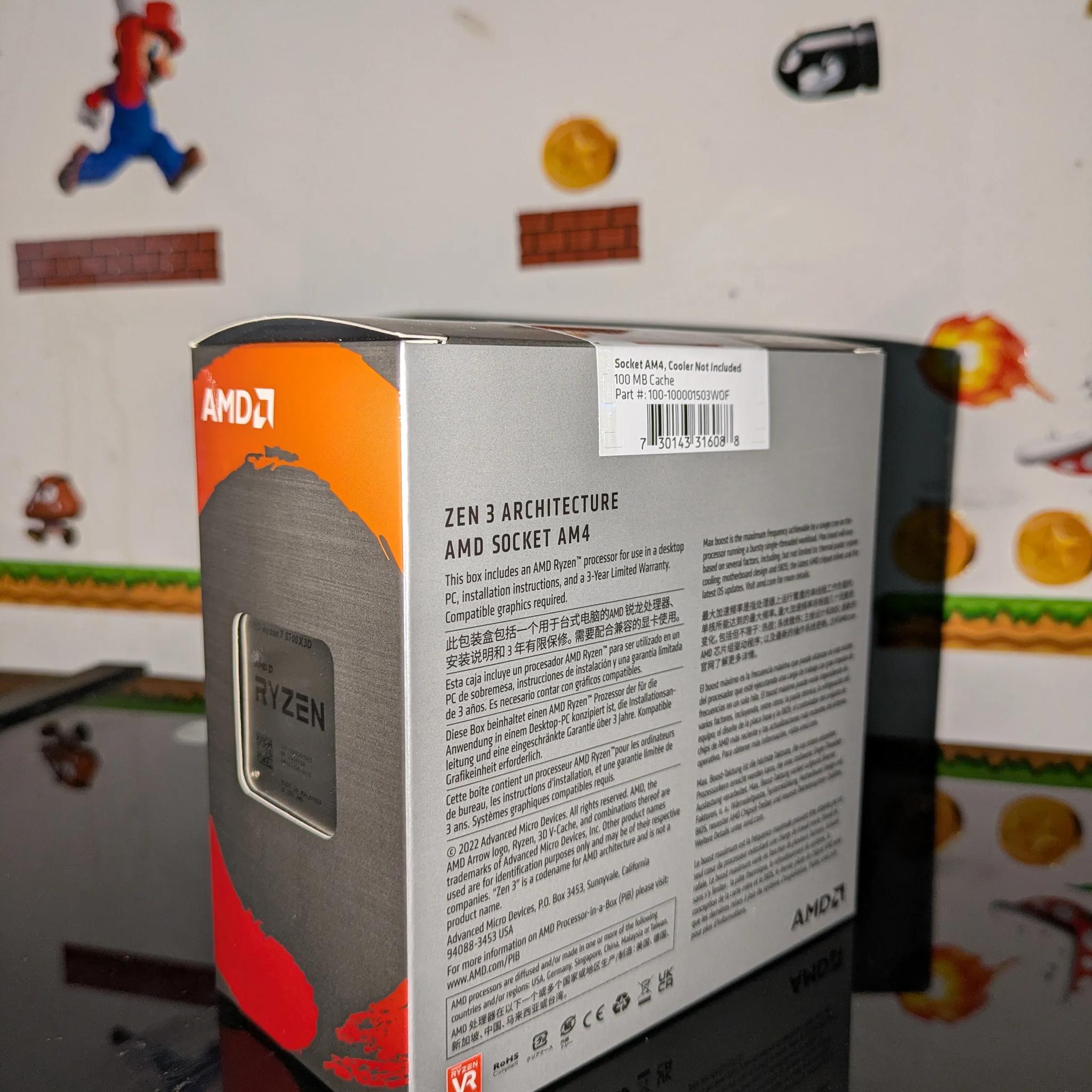 🔥🔥AMD Ryzen 7 5700X3D 8-Core, 16-Thread AM4 3D V-Cache 105W CPU W/warranty🔥🔥