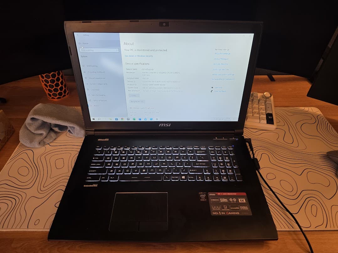 MSI GE72 2qc APACHE-264US GTX 960M USED / UPGRADED / GREAT SHAPE / WINDOWS 10 HOME