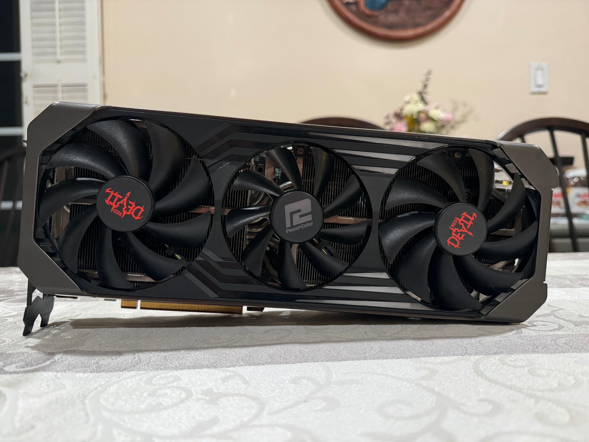 FOR PARTS/AS IS Powercolor AMD RX 6800XT 16GB Red Devil OC Model