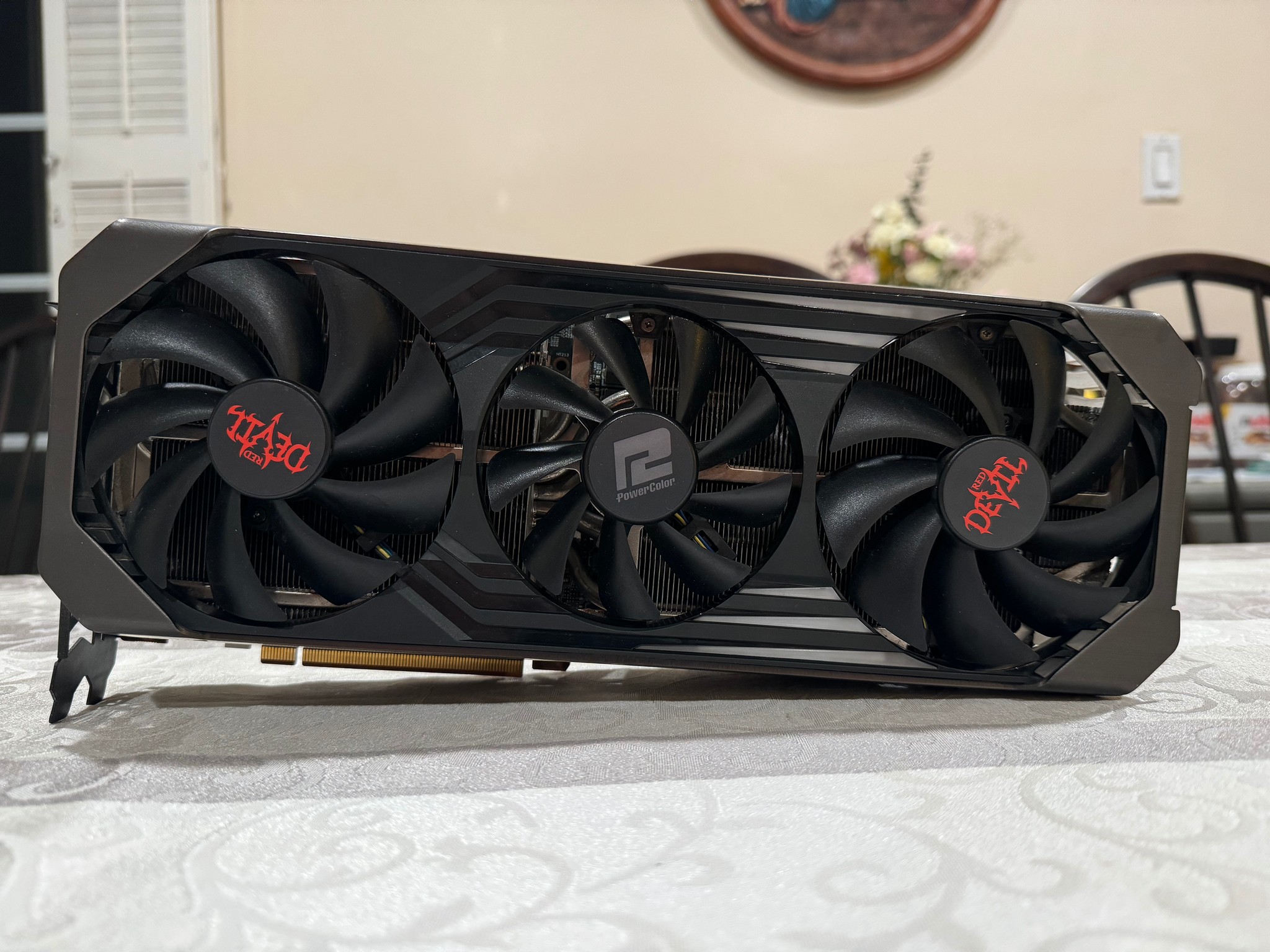 FOR PARTS/AS IS Powercolor AMD RX 6800XT 16GB Red Devil OC Model