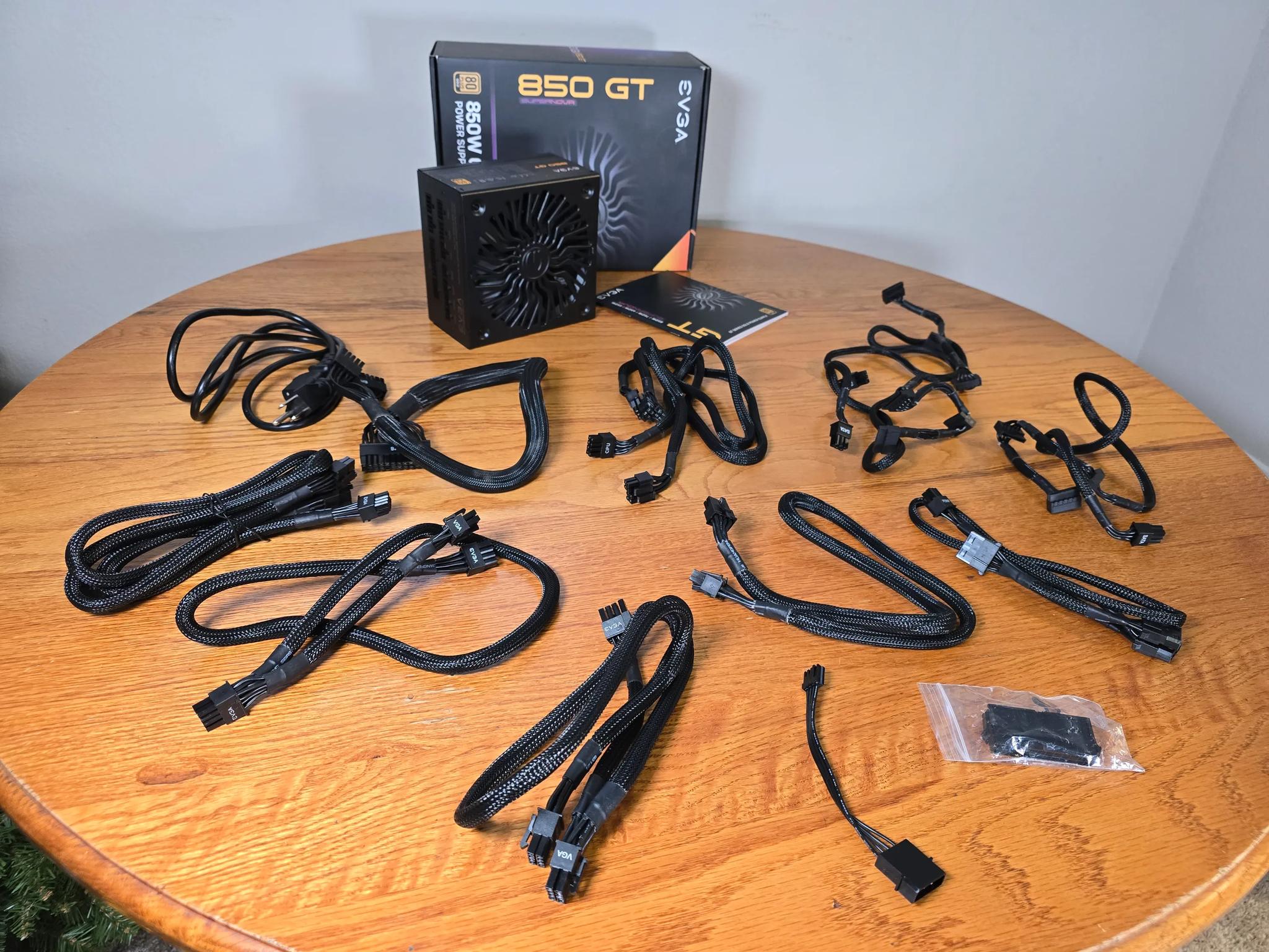 EVGA SuperNOVA 850 GT 850W PSU 80+ Gold Certified Fully Modular ATX Power Supply