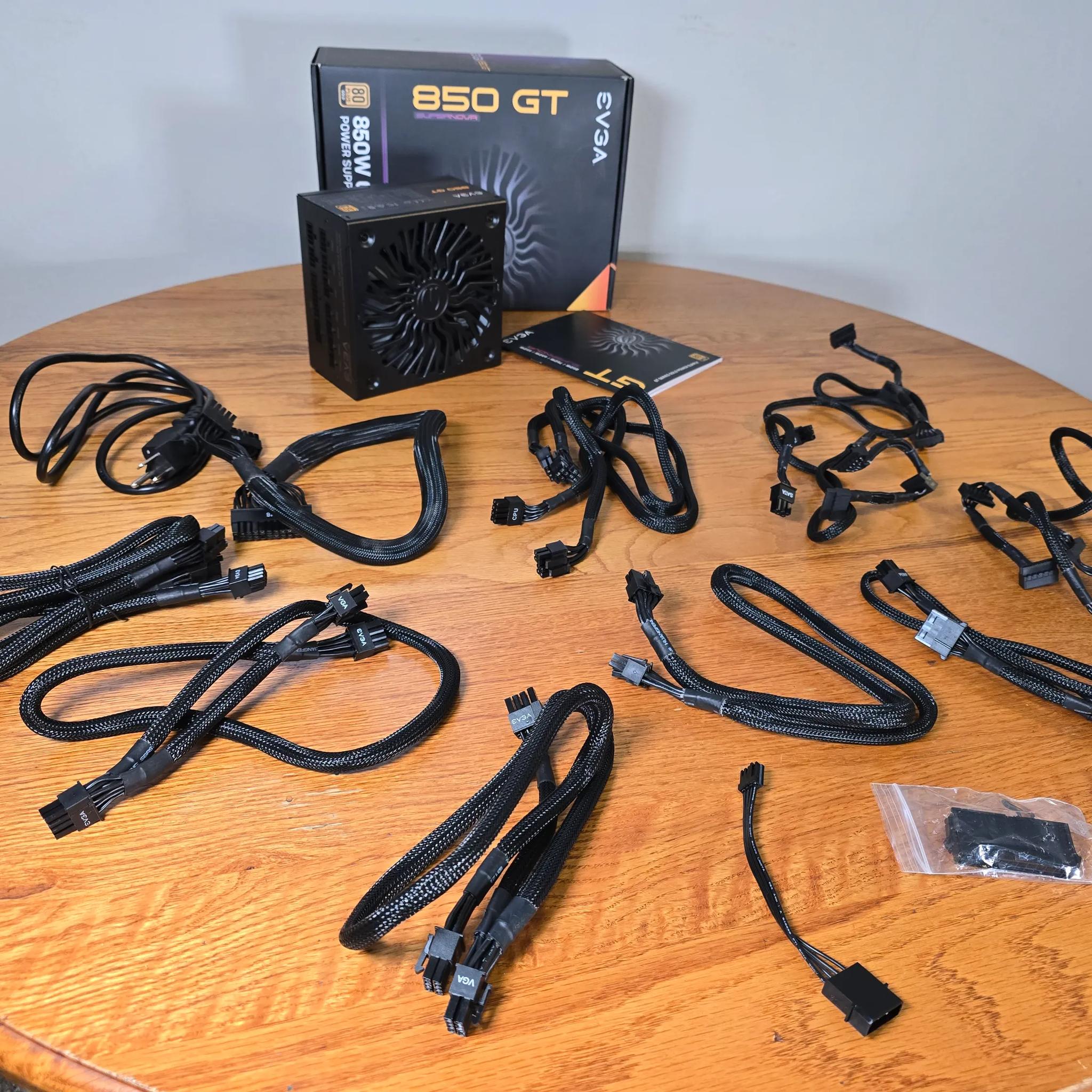 EVGA SuperNOVA 850 GT 850W PSU 80+ Gold Certified Fully Modular ATX Power Supply