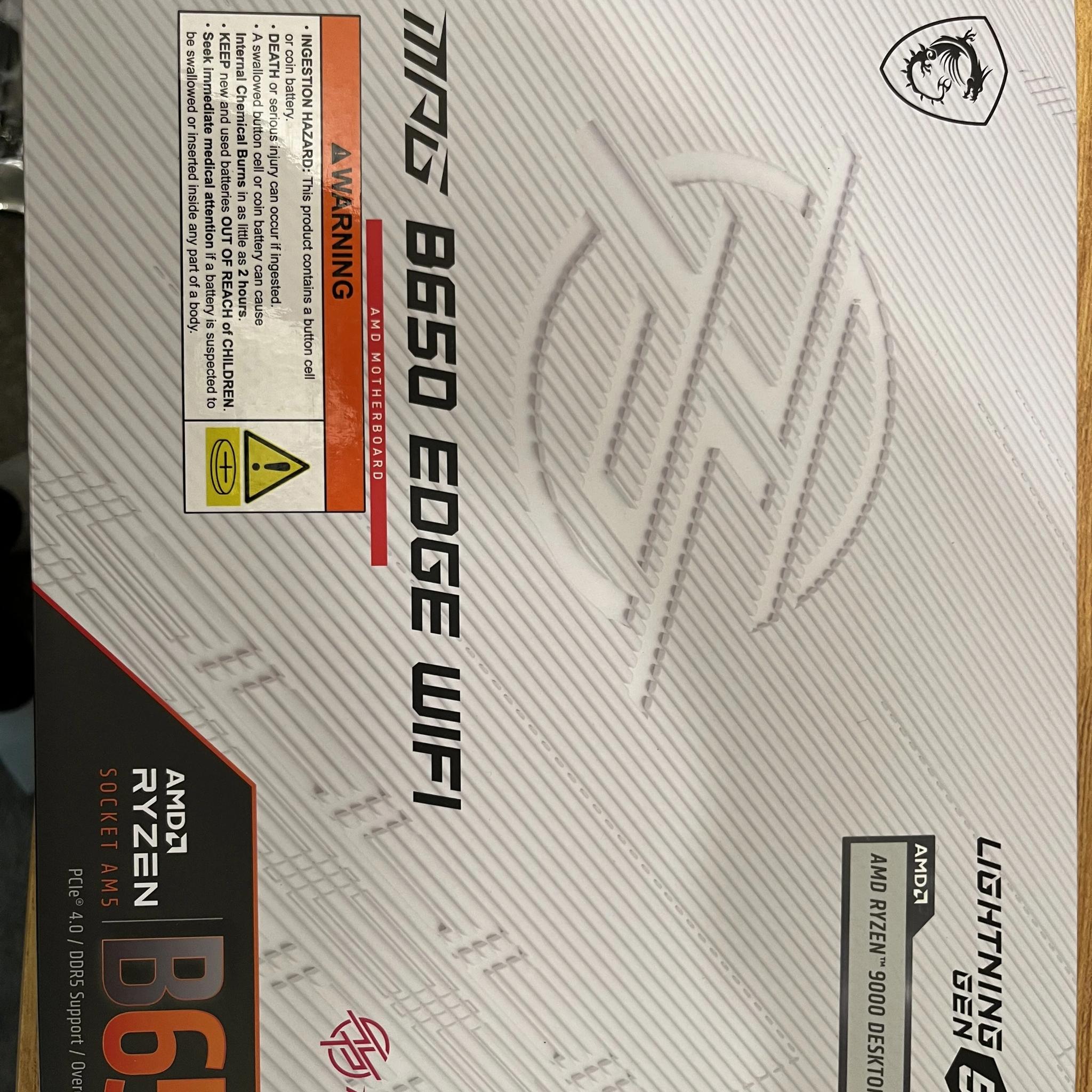MSI MPG B650 Edge Wifi (AM5)