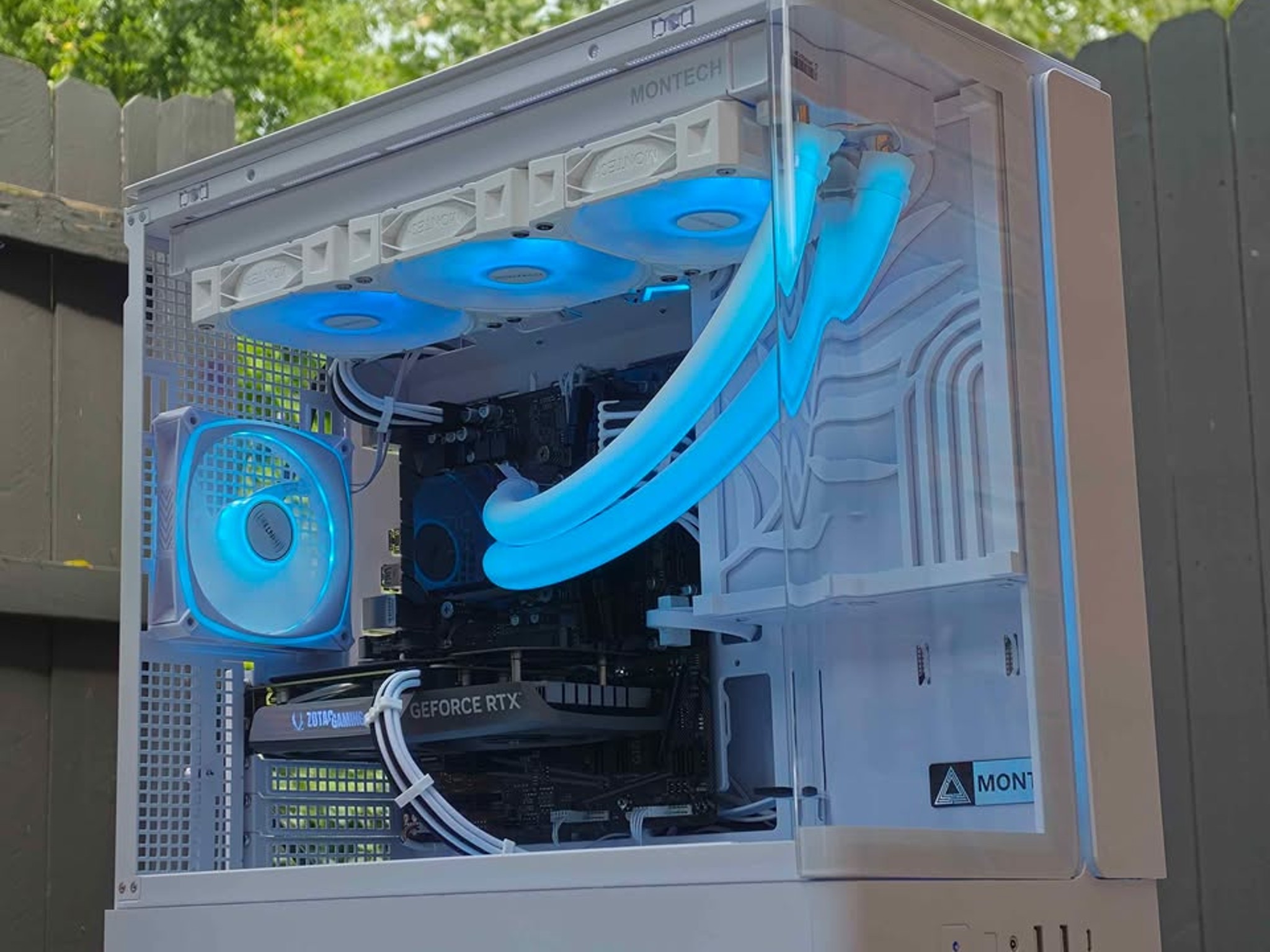 🤍Custom White RGB Gaming PC🤍 • Nvidia 4060, Intel i7, 16GB RAM, SSD • Plug n' Play Ready
