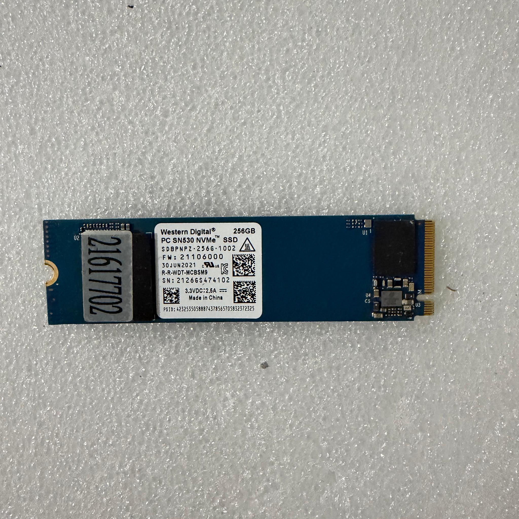 Western Digital SN530 256GB Free Shipping
