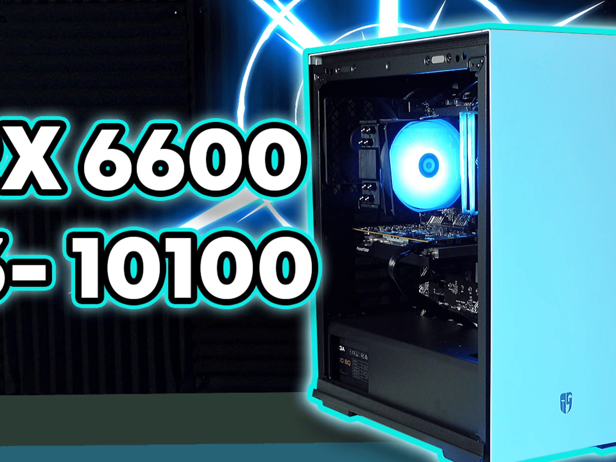 "Illusion" RX 6600 + Intel 10100 Custom Gaming PC