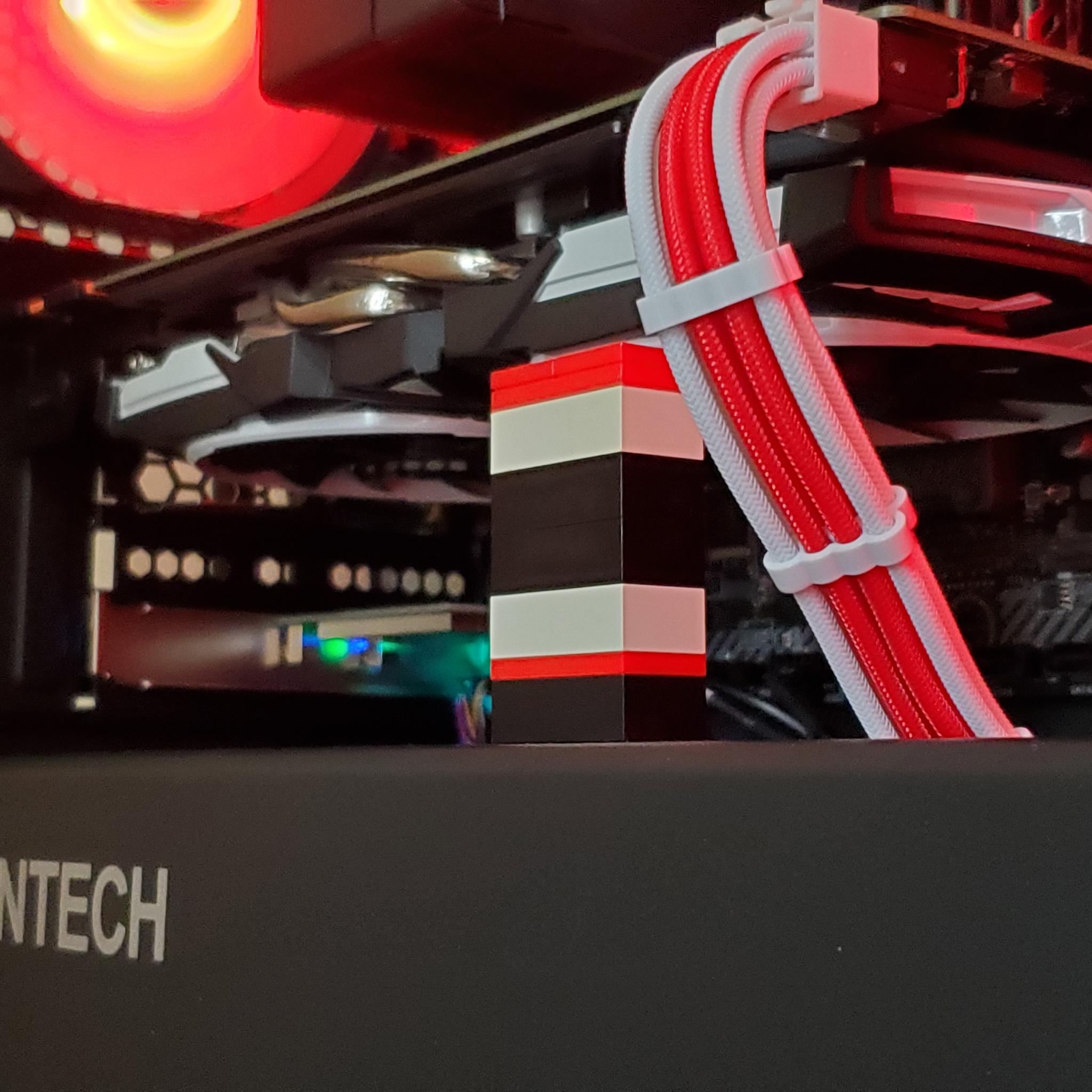Red 1080p Gaming PC | GTX 1070 | i5 8400 | 16GB | 512GB | ARGB | Wi-Fi + BT | 500W Bronze