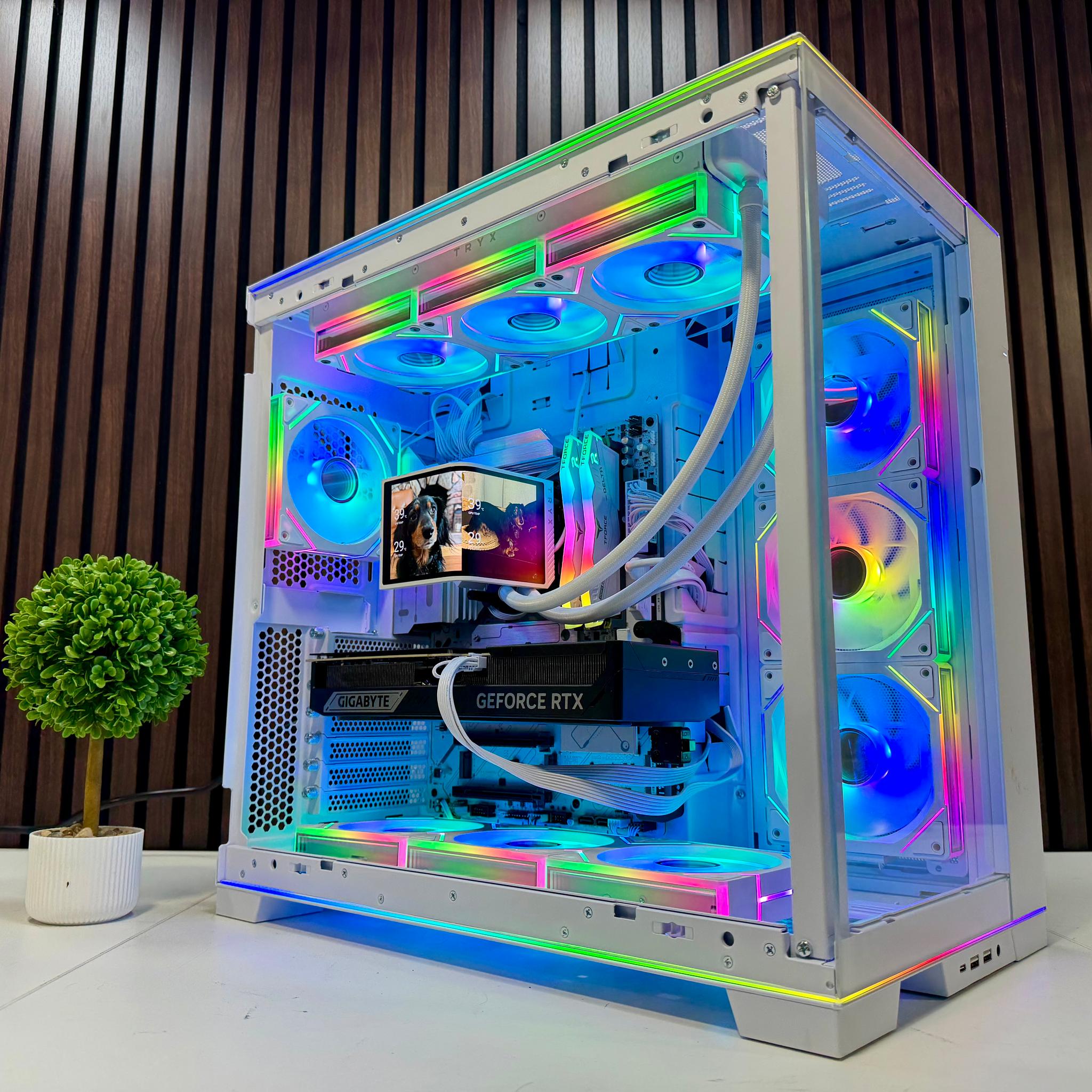 RTX 5070 TI | Ryzen 9800X3D | 64GB DDR5 | 2TB M.2 | 1000 Watt Gold PSU | Tryx LCD AIO