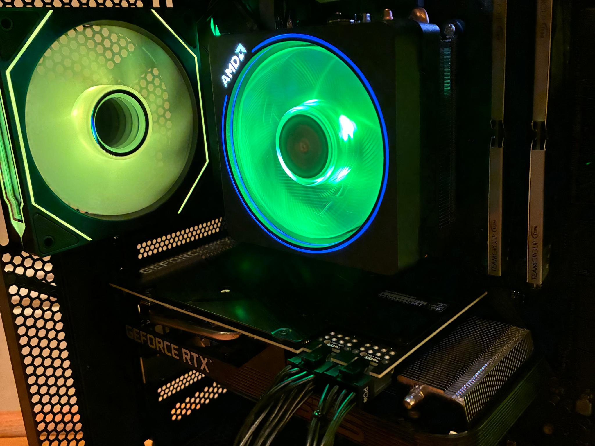 RTX 3060 Ti R7 2700X CUSTOM GAMING PC 16GB DDR4 1TB SSD WIFI 6E BLUETOOTH WINDOWS 10/11