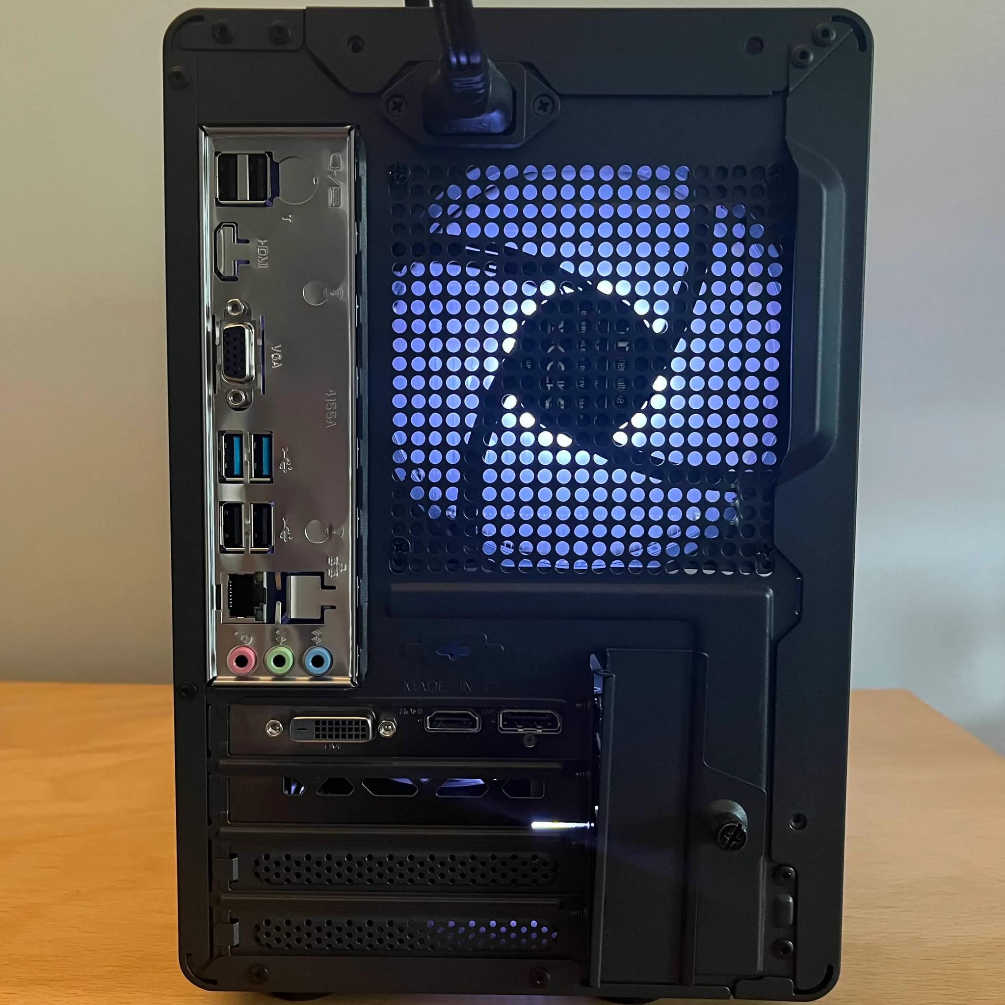 | RTX 2060 | Ryzen 7 3700X | 32GB DDR4 | 1TB Gen 4 NVMe | Windows 11 Pro | Portable Mini mATX PC