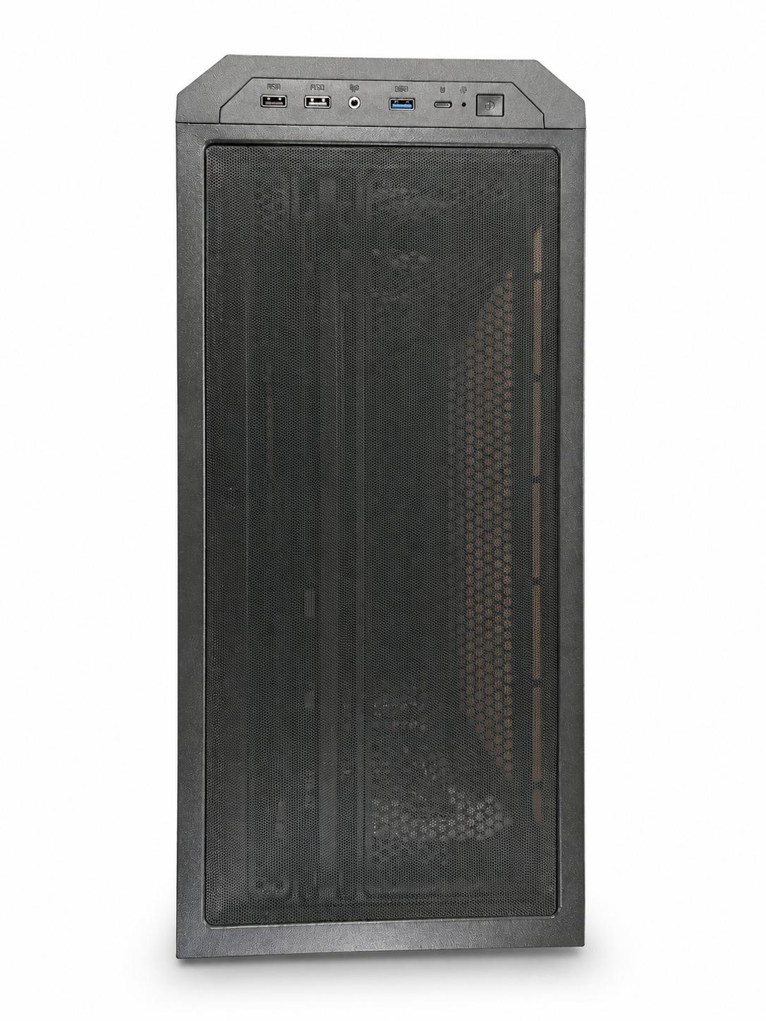 Rosewill ACA502B ATX Mid-Tower PC Gaming Case Front Mesh Panel, Tempered Glass Side Panel, ARGB Fans