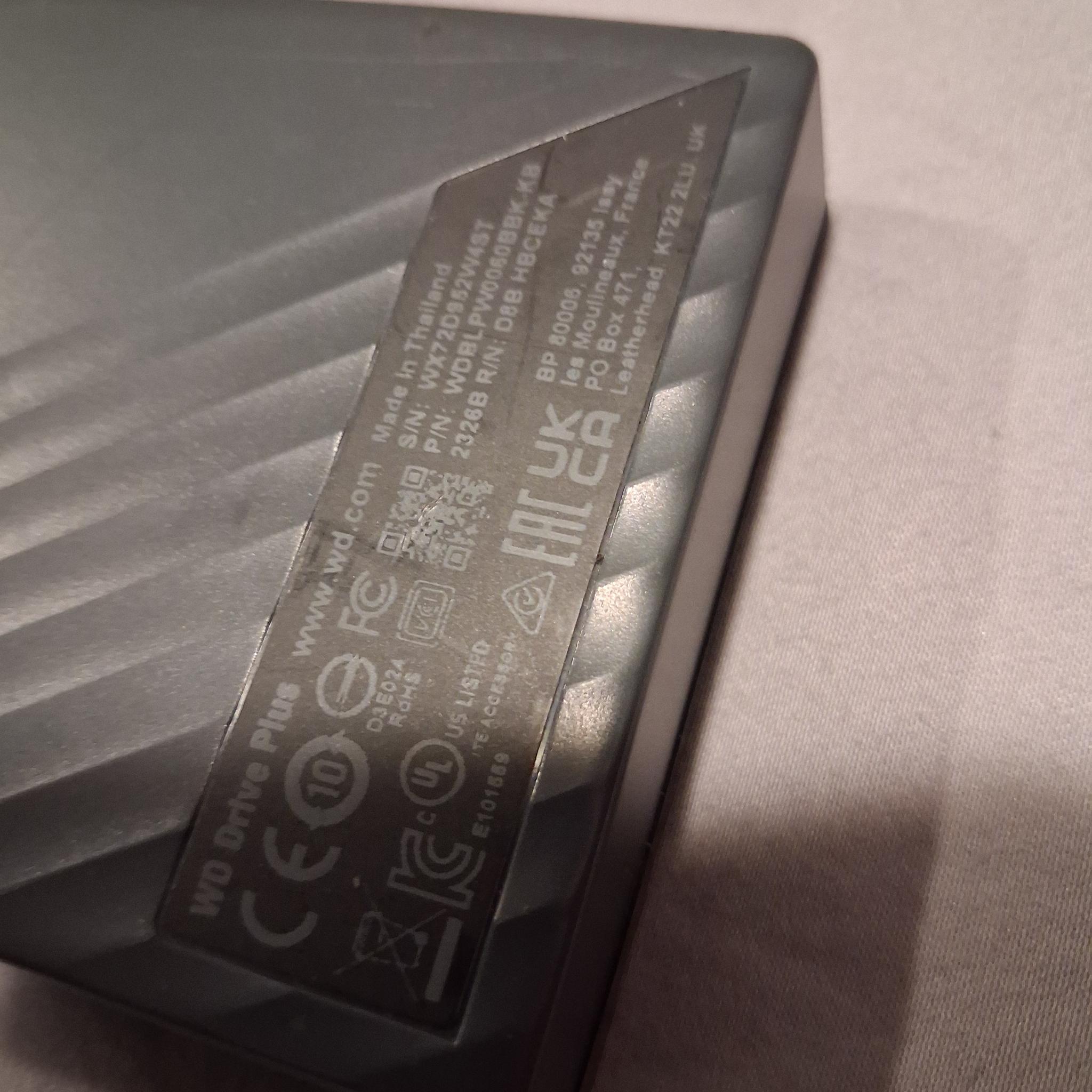 WD Drive Plus 6TB External Portable Hard Drive