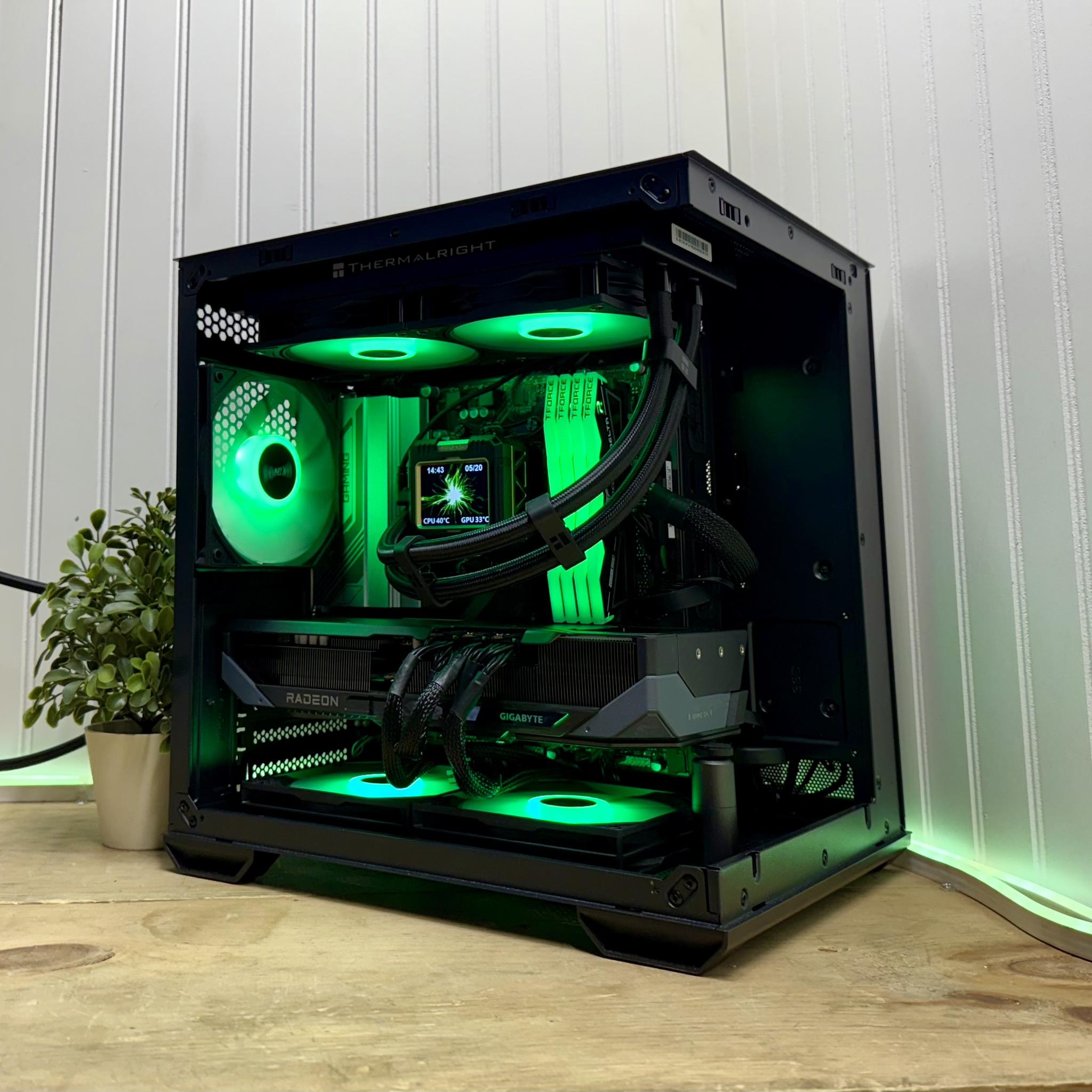 SALE 🕷️Game Slayer V2🕷️ 9600x/9070XT/32g DDR5/240mm AIO/800wpsu/2tb gen 4