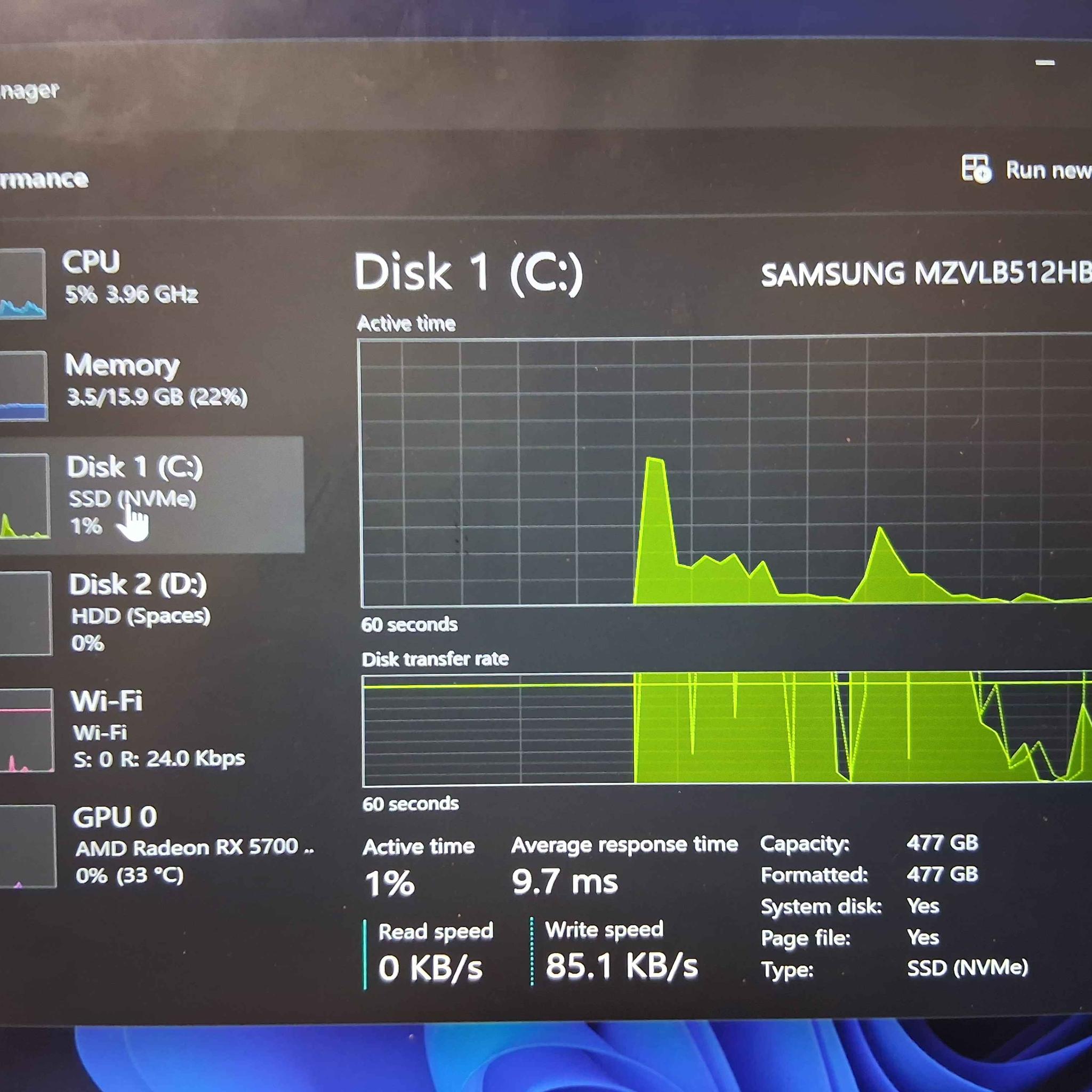 Custom Gaming PC - Ryzen 5 5500 16GB DDR4 / 2.5TB Storage / SAPPHIRE RX 5700 XT / WINDOWS 11 / WIFI
