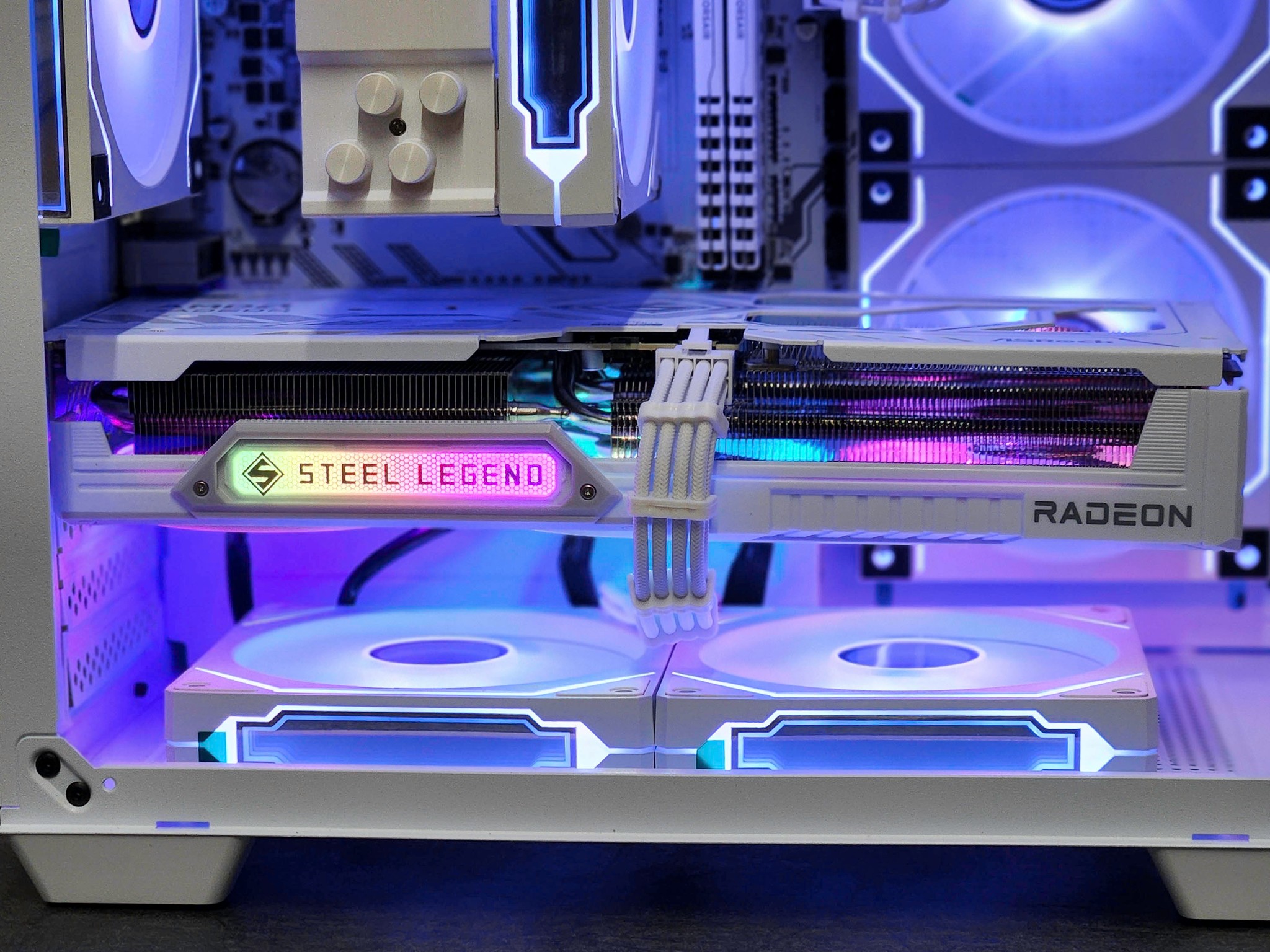 ALL WHITE Custom Gaming PC | Ryzen 5 5500 | RX 9060 XT 8GB | 16GB DDR4 | 1TB SSD | Win 11 Pro