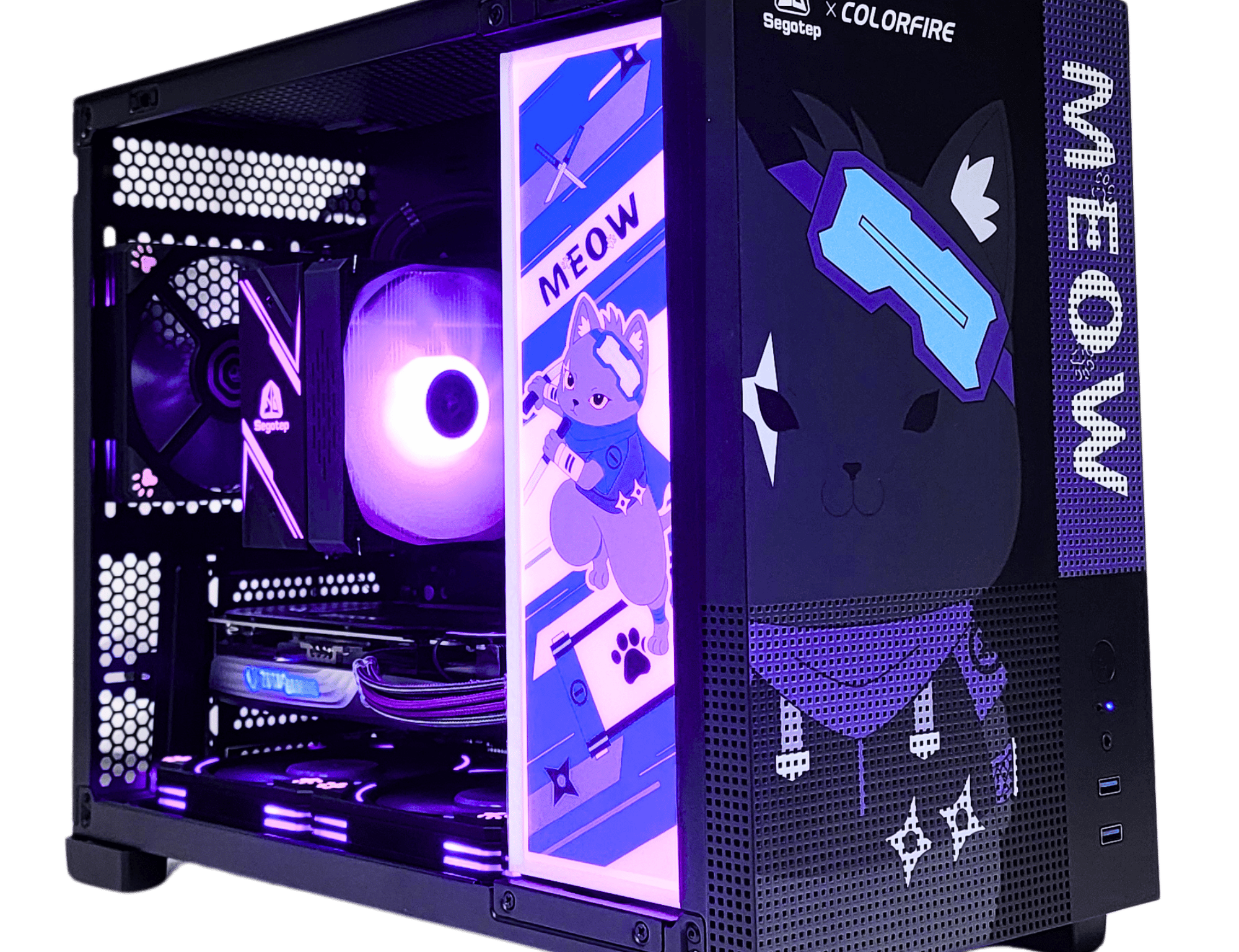 🥷🏾Nyan-Ja🥷🏾Gaming PC ⚔ RTX 3060 8GB 💜 i3-13100F ⚔ 16GB DDR4 💜 512SSD M.2 ⚔ Windows 11 home