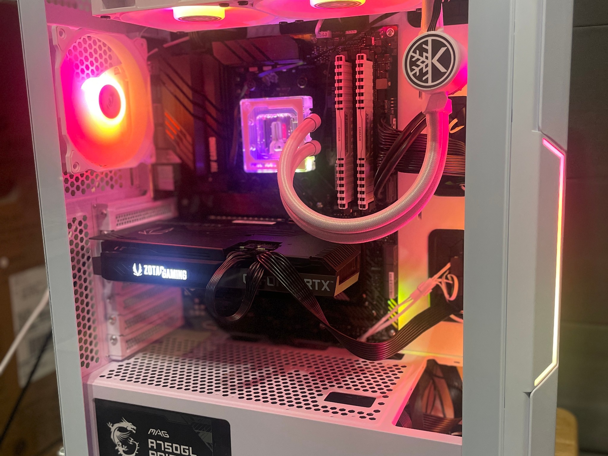 🥶🧊 White Walker 3070 Gaming PC – Ryzen 5 5600X | 32GB RAM | 1TB NVMe