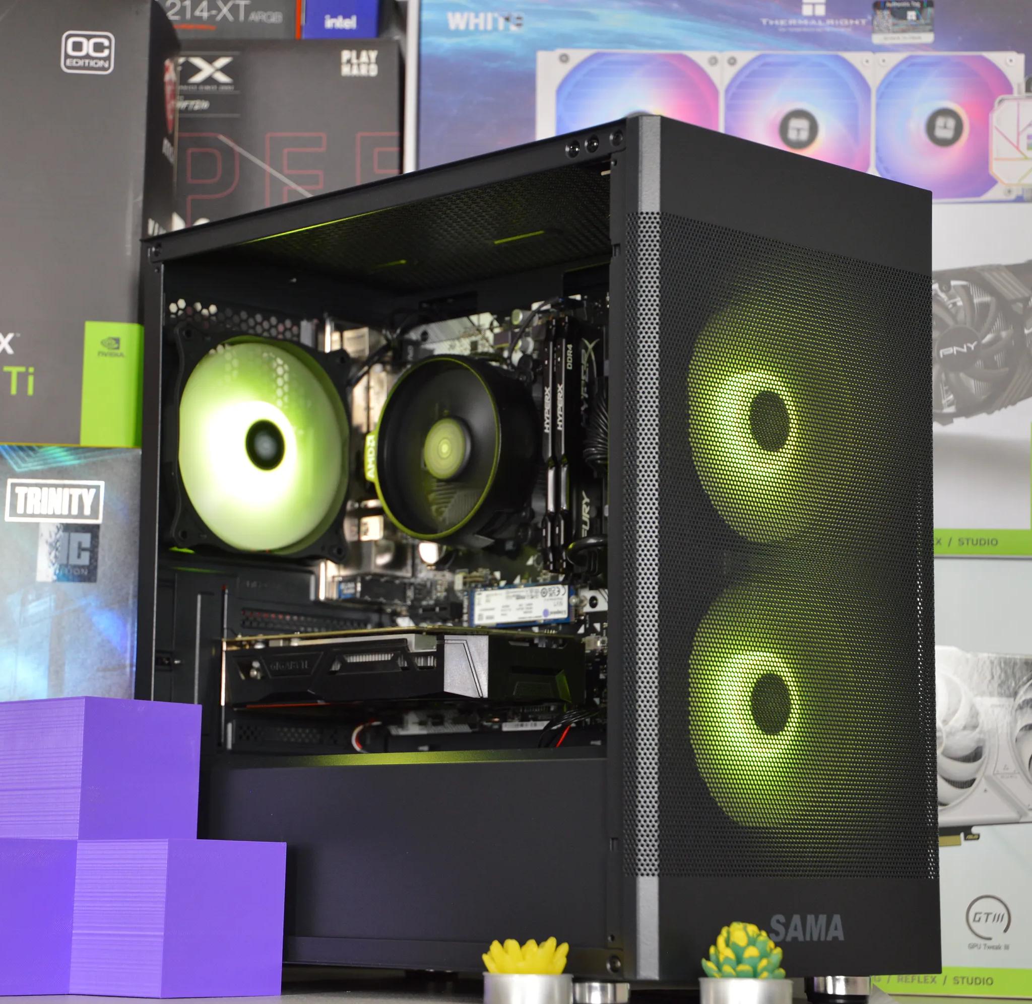 ⚫🟣| GTX 1050 Ti 4GB | Ryzen 3 3200G | 16GB DDR4 RAM | 512GB NVME SSD | Royal Night |