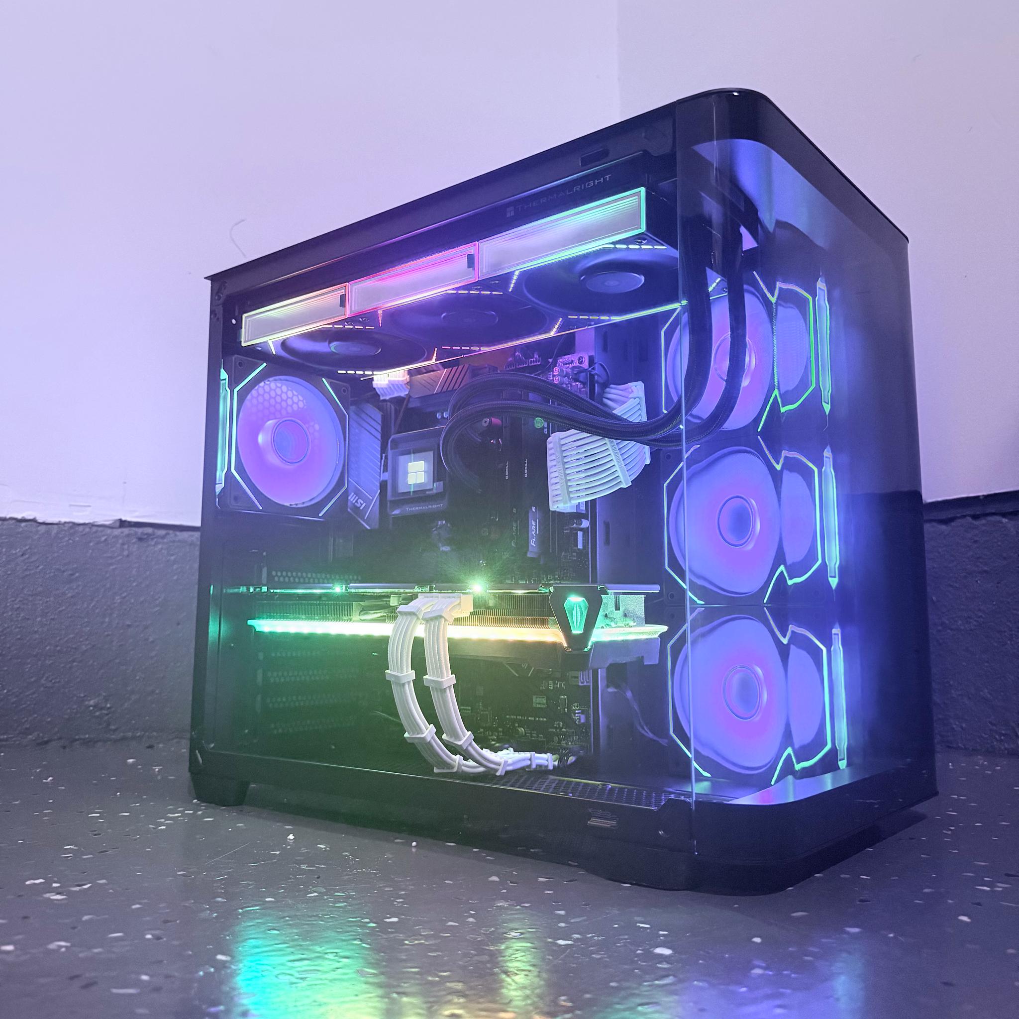 🌈"Astral Spectrum"⚫️| 4k Gaming | RX 7800XT 16GB | Ryzen 7 7700X | 32GB DDR5 | 1TB SSD+Dram