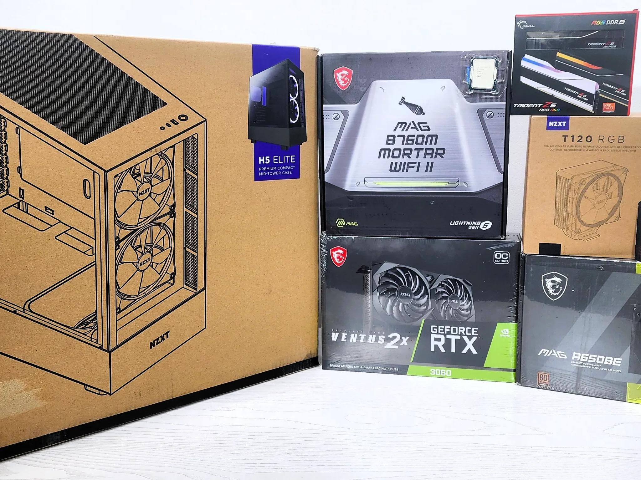 NEW NZXT Gaming PC - 13400F - 3060(12GB) - 32GB - 1TB - READ DESCRIPTION!