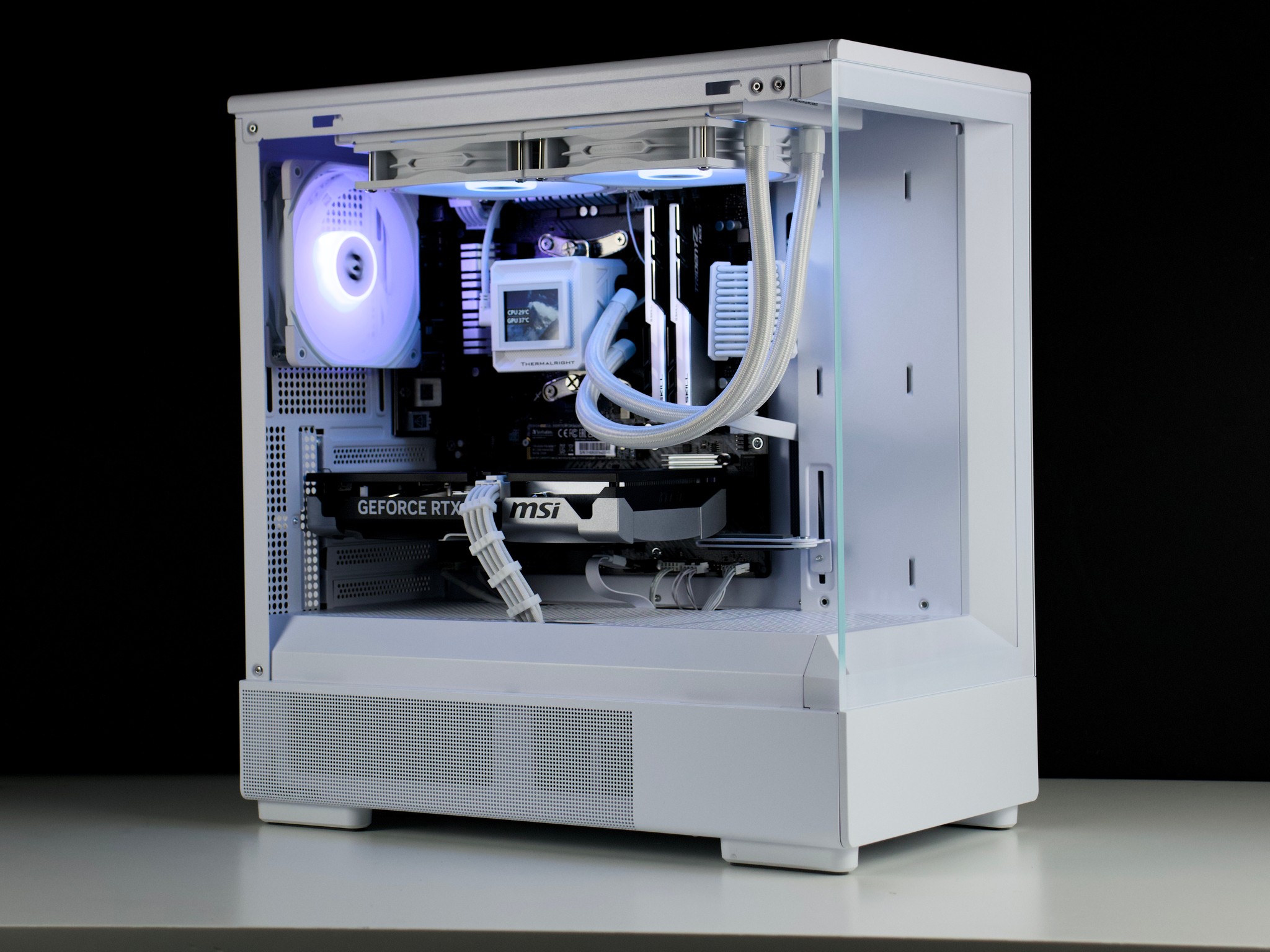 🧊❄️🧊 White Gaming PC – RTX 5060 TI, Ryzen 7 5700X, 32GB RAM, 1TB SSD - WiFi, BlueTooth 🧊❄️🧊