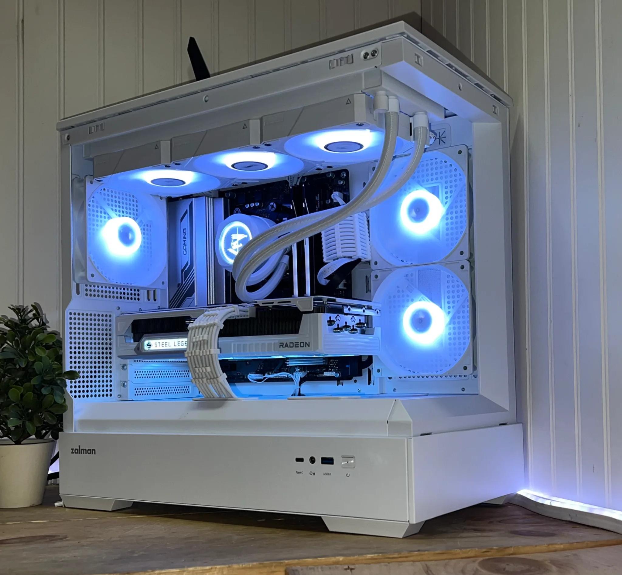 ARK ANGLE 1440p/4k 7800x3D/9070XT/B650/32gDDR5/2TB NVME/1000w/360AIO B tier PSU