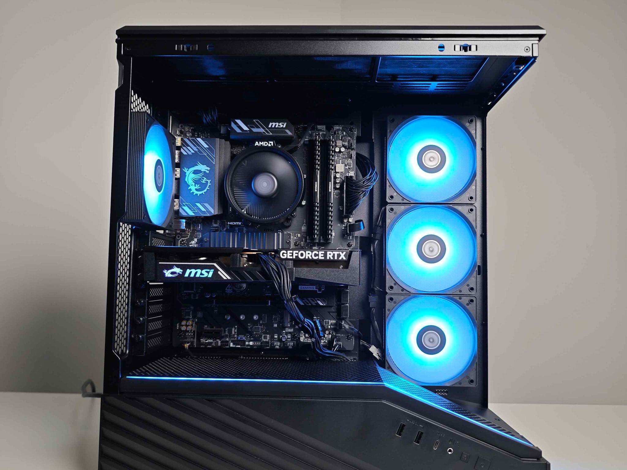 Mid Range RGB Gaming PC - Ryzen 5 5500 - RTX 5060