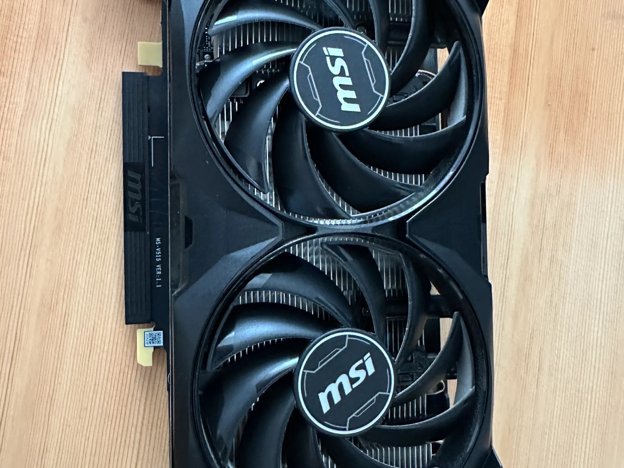 MSI GeForce RTX 4060 Ti Ventus 2x Black 8Gb OC