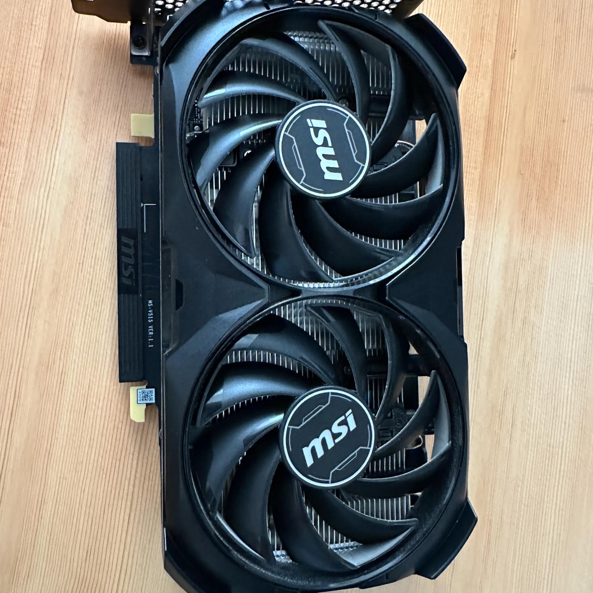 MSI GeForce RTX 4060 Ti Ventus 2x Black 8Gb OC