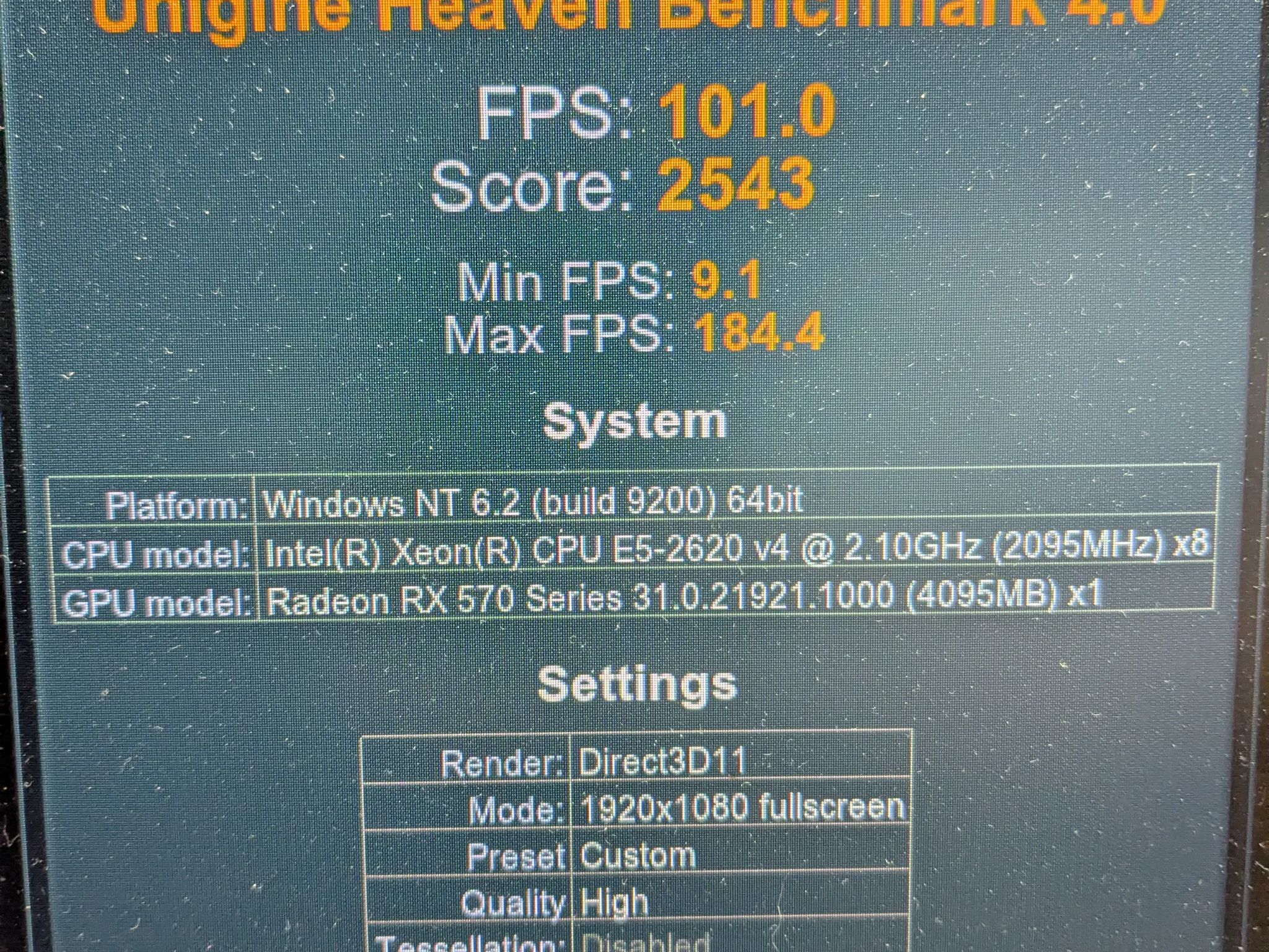 120 FPS Fortnite | 180 Day Warranty | 8 Core Xeon, RX 570 8GB, 32GB RAM, 512GB SSD, Win11, Wifi, RGB