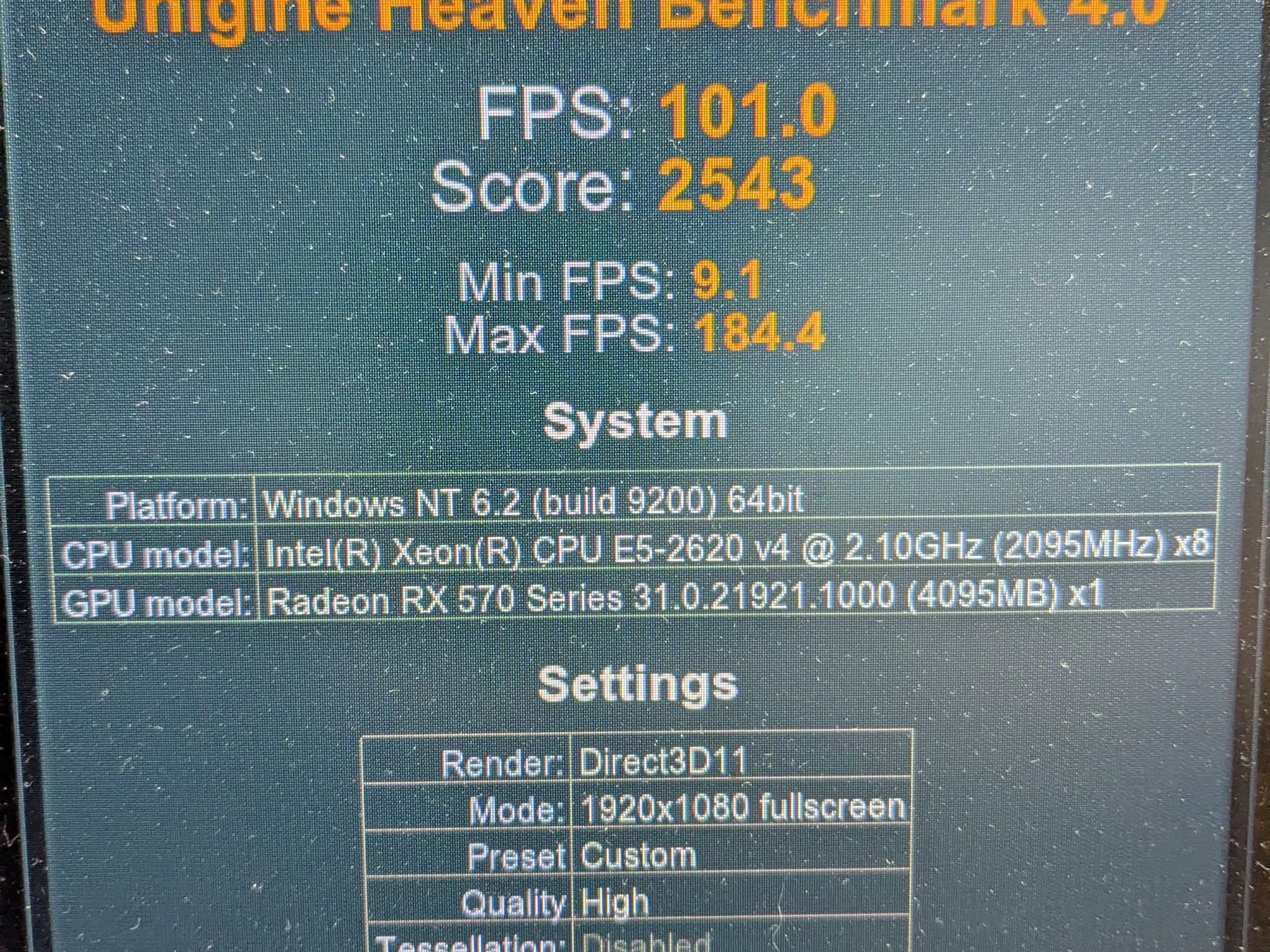 120 FPS Fortnite | 180 Day Warranty | 8 Core Xeon, RX 570 8GB, 32GB RAM, 512GB SSD, Win11, Wifi, RGB