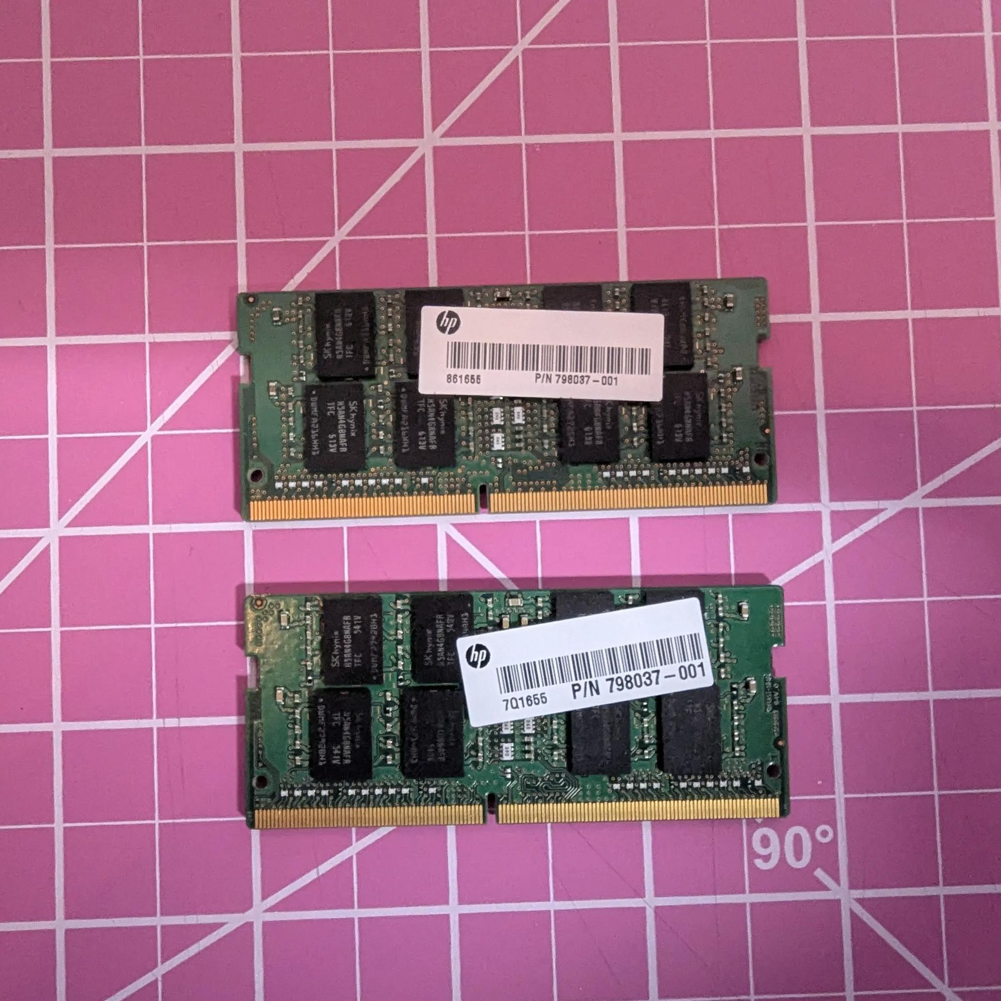 16 GBs (2x8) DDR4 SODIMM Memory