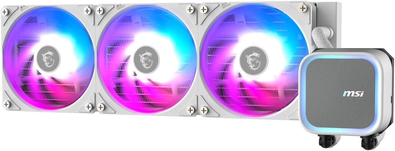 MSI MAG Coreliquid A13 360 White - AIO Liquid Cooler - EZ Connect - AM5/AM4/LGA 1700/1851 Compatible