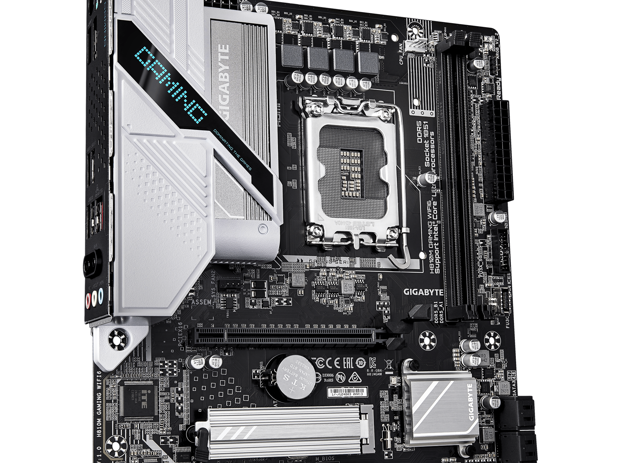 Gigabyte H810M Gaming Wi-Fi 6 LGA 1851 Motherboard