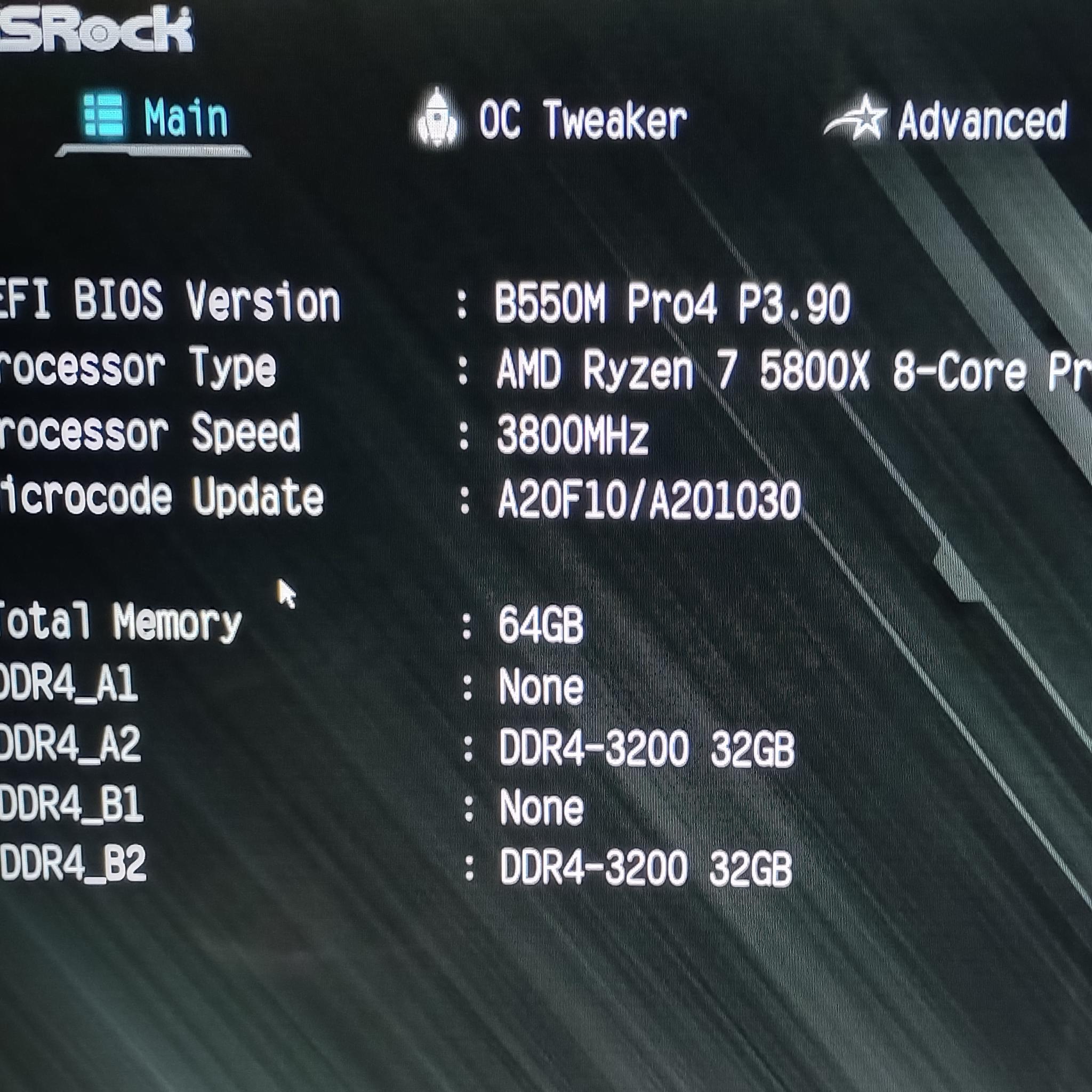 Team T-Force Vulcan Z DDR4-3200 64GB (32x2) CL16