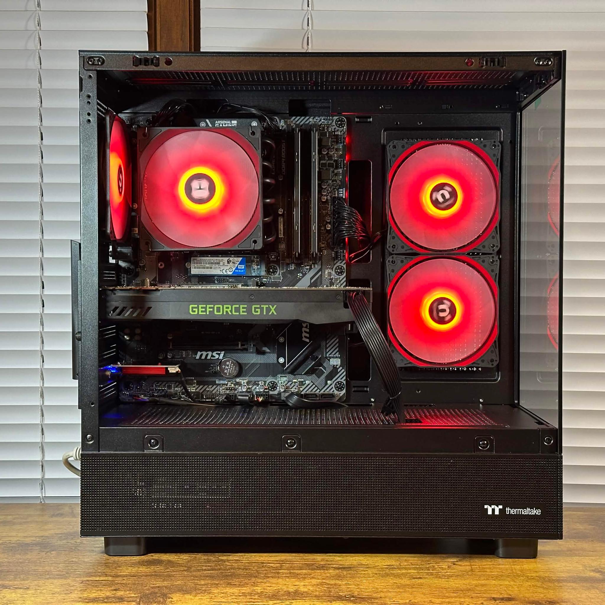 GTX 1080 8GB | Ryzen 5 5500 | 16GB DDR4 | 1.5TB Storage | Win11 | WIFI | 1080P Gaming PC