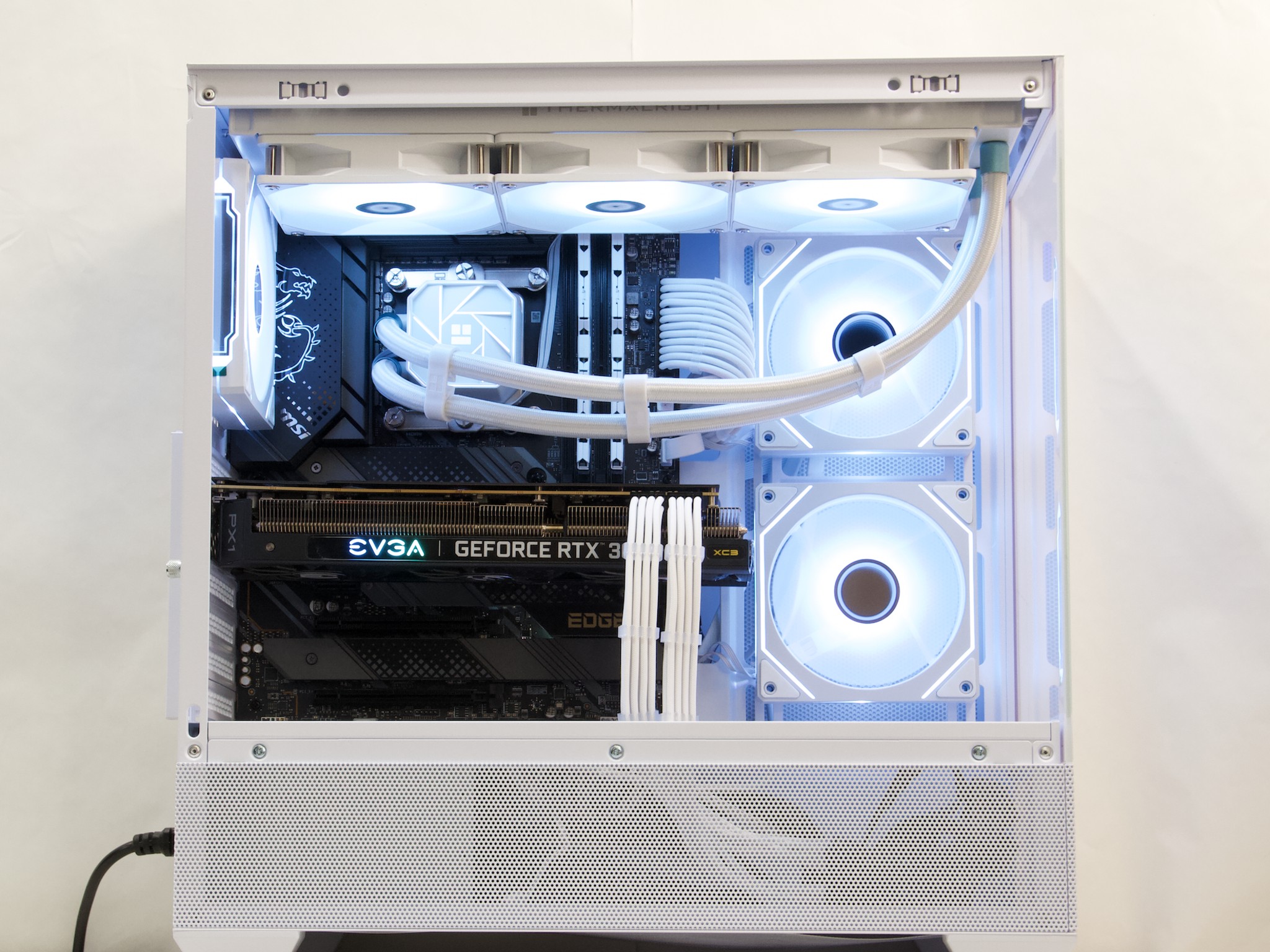 RTX 3080, Core i5-12600KF, 32GB DDR4, 1TB NVMe SSD, WiFi - Liquid Cooled Gaming PC