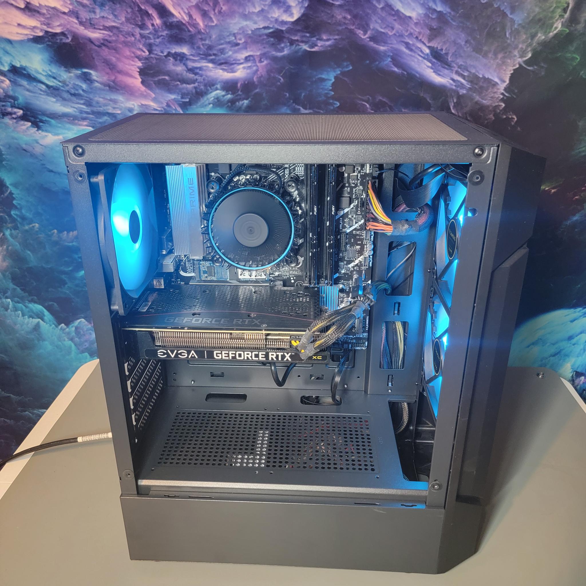 EVGA RTX 3060 12GB + Intel Core i3 12100f PC Build #28