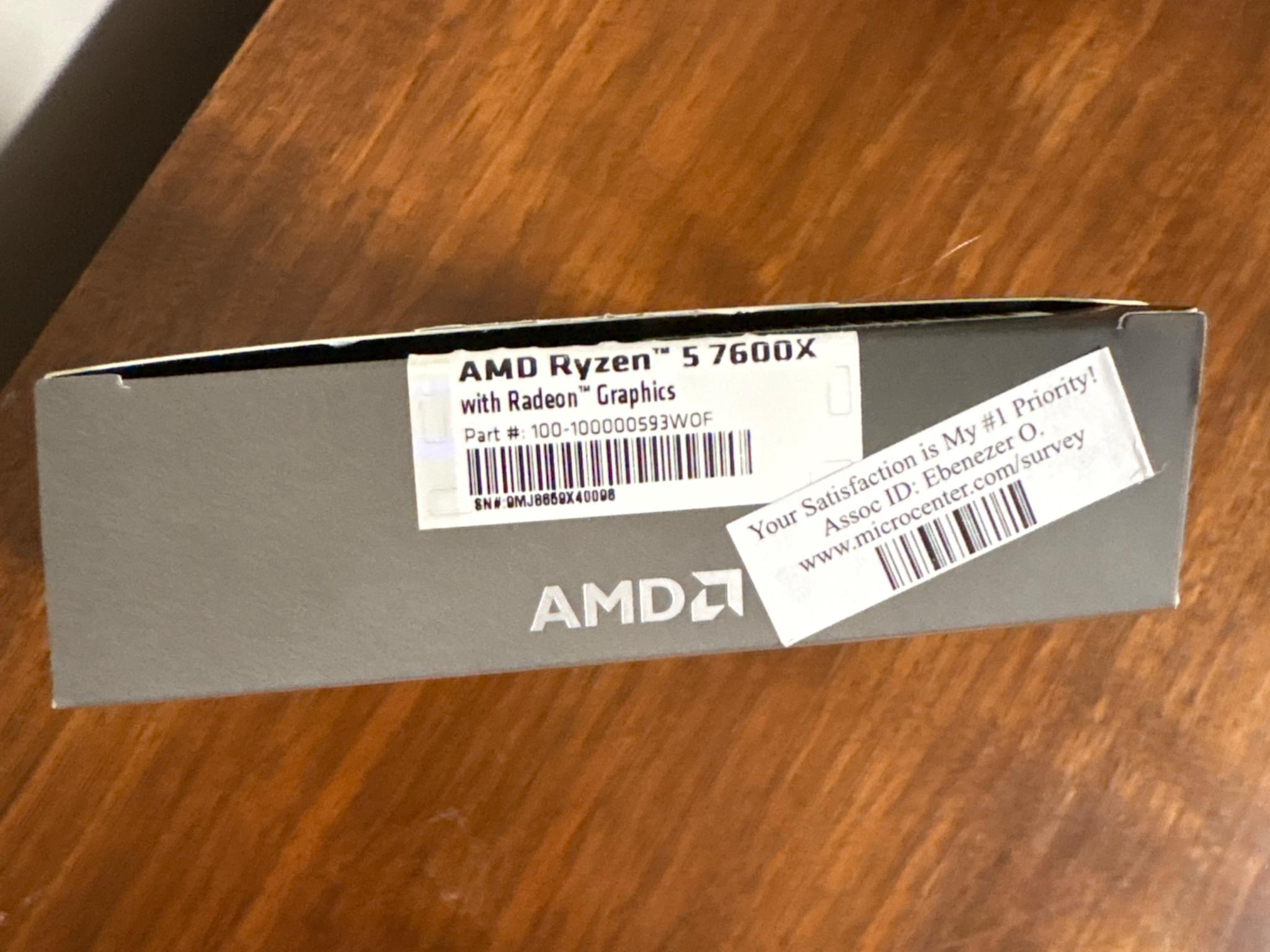 7600X - Used lightly