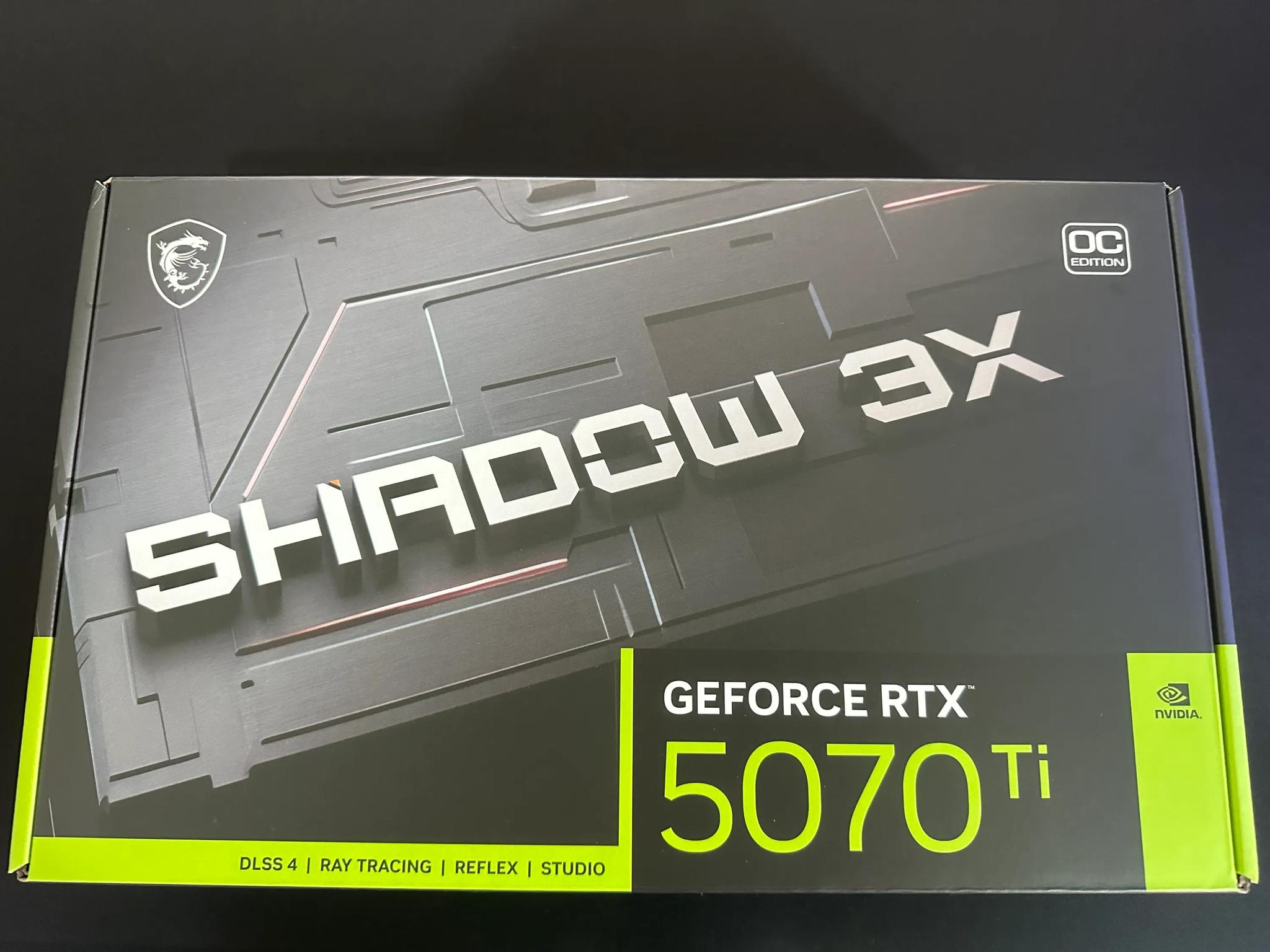 5070Ti MSI Shadow 3X OC Edition