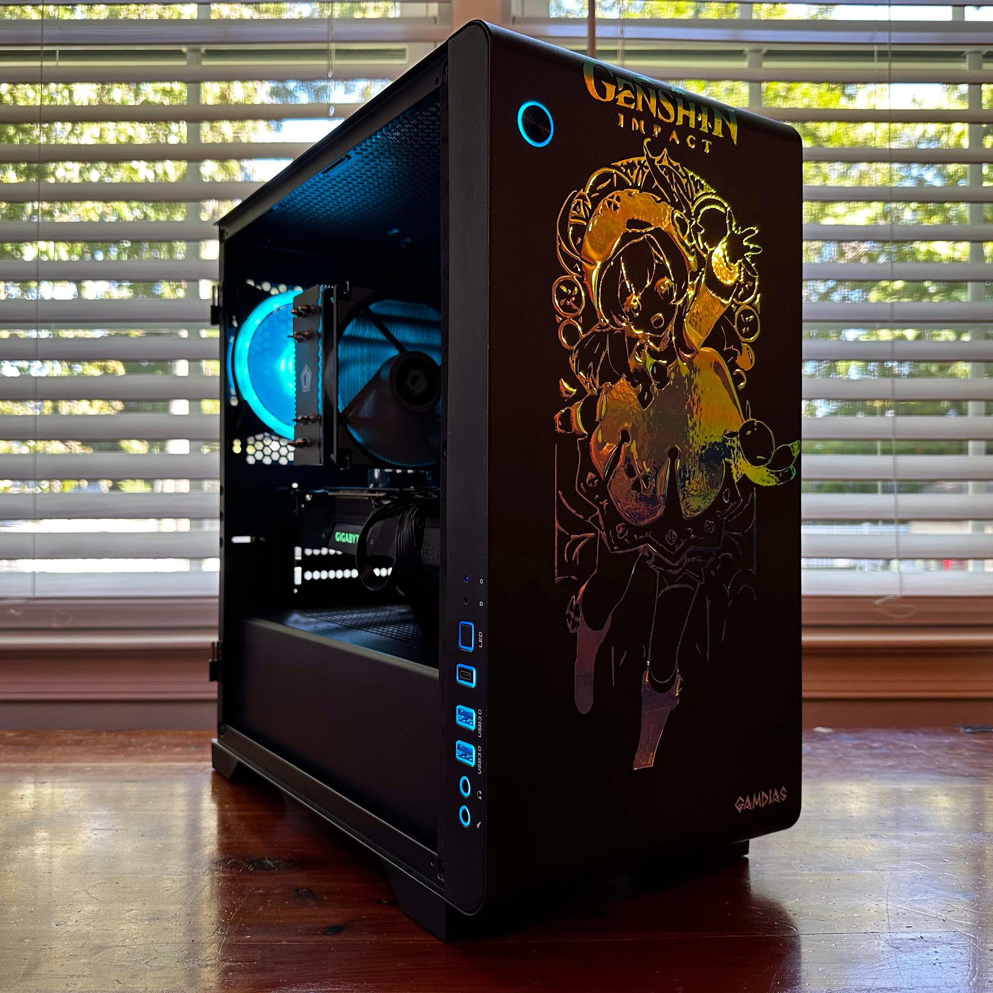 原神|NVidia RTX 2080, Intel 12100f Custom Gaming PC