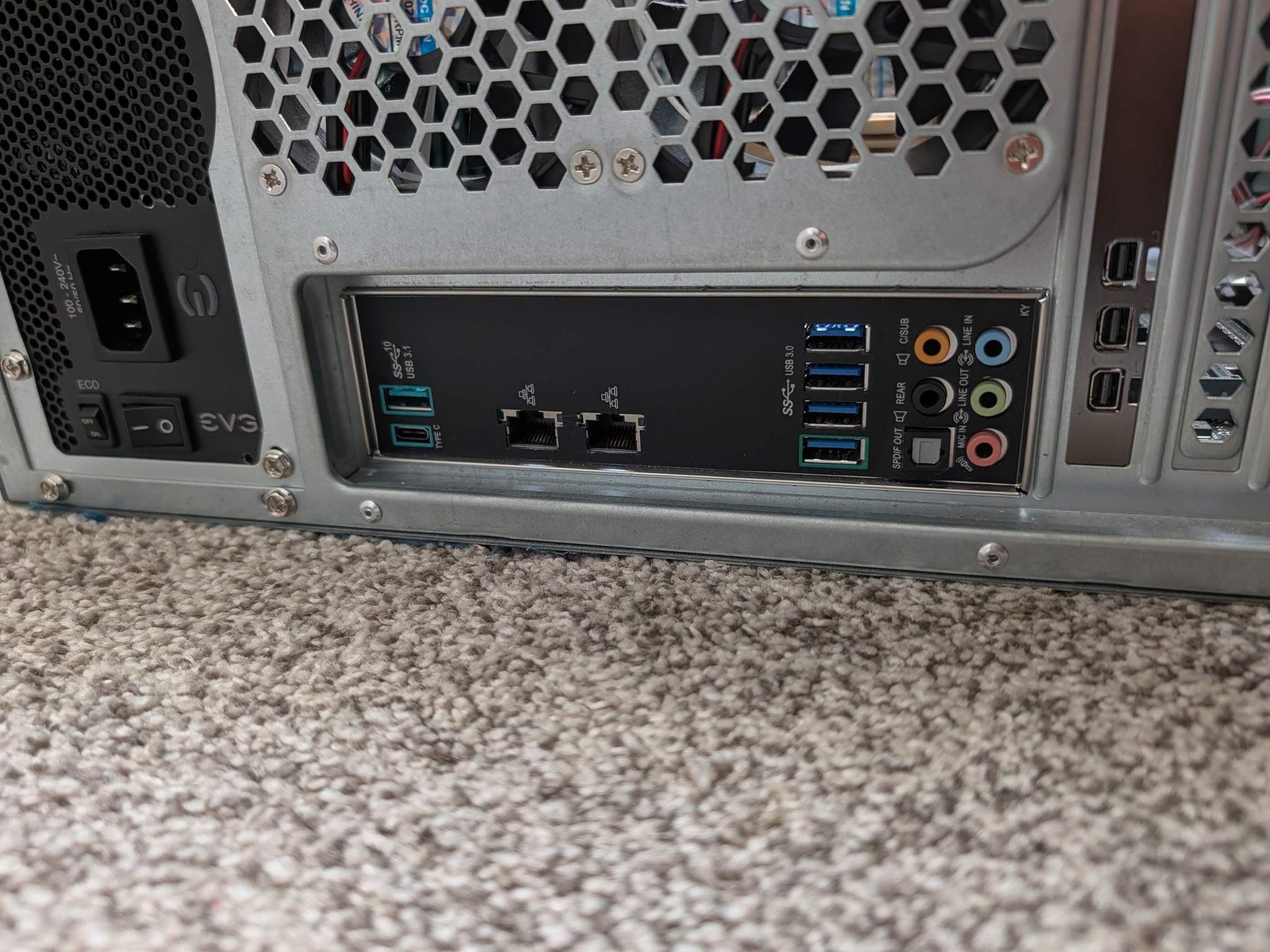 Custom Homelab Server Rosewill Xeon W-2135 128GB DDR4 Dual 10GbE 5TB 1000W