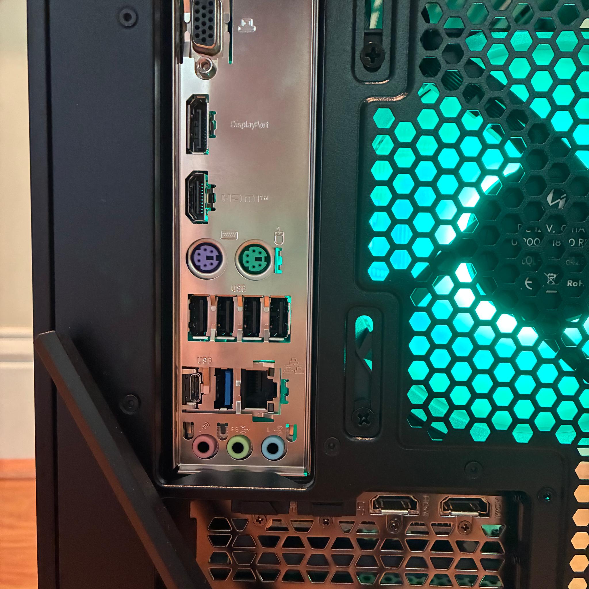 RX 6600 12100F 32GB RAM 1TB Samsung NVME SSD WIFI 6E Windows 11 Custom RGB Gaming PC