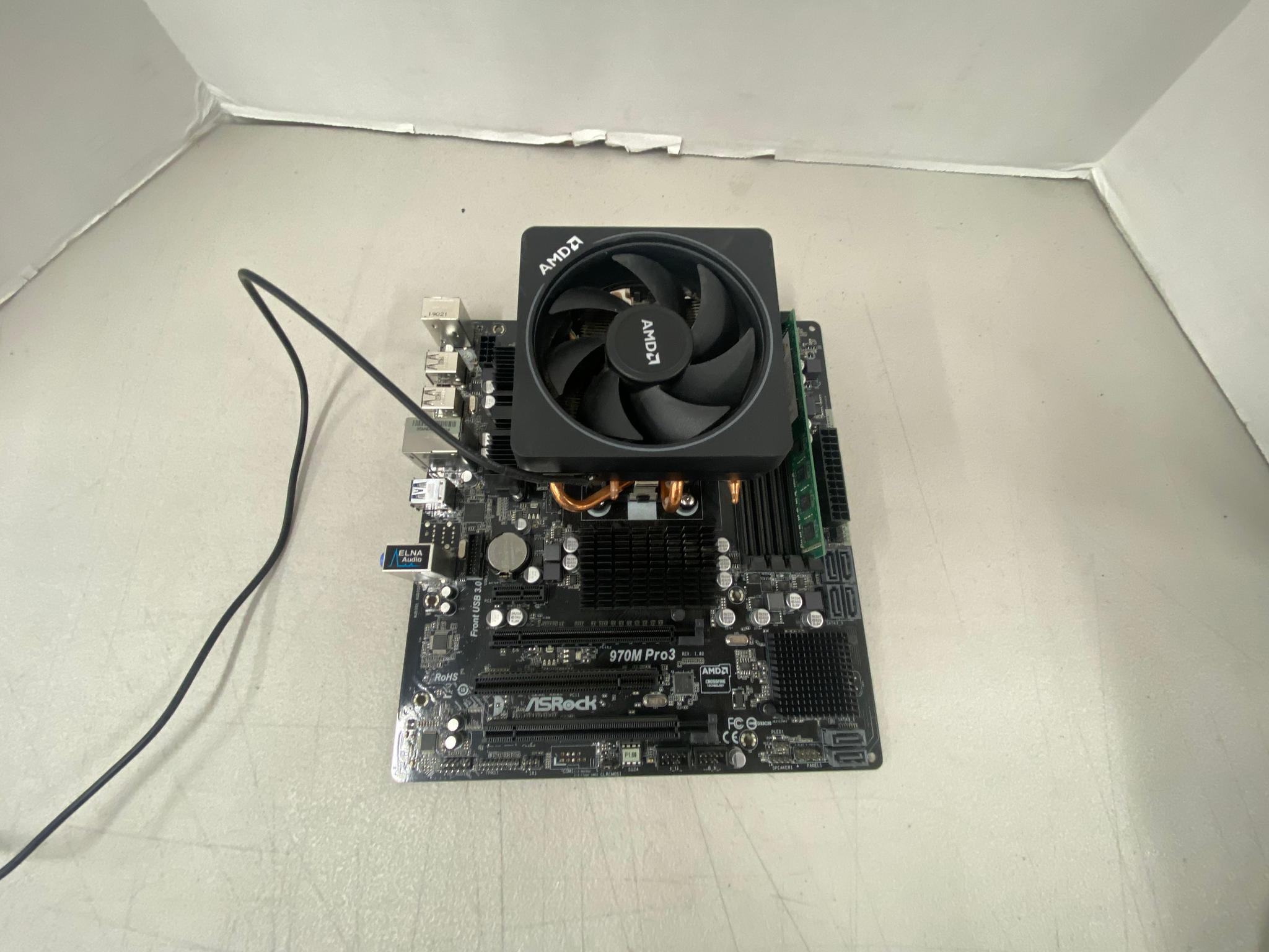 ASRock 970M Pro3 Motherboard + AMD FX™ CPU + 8GB DDR3 RAM Combo